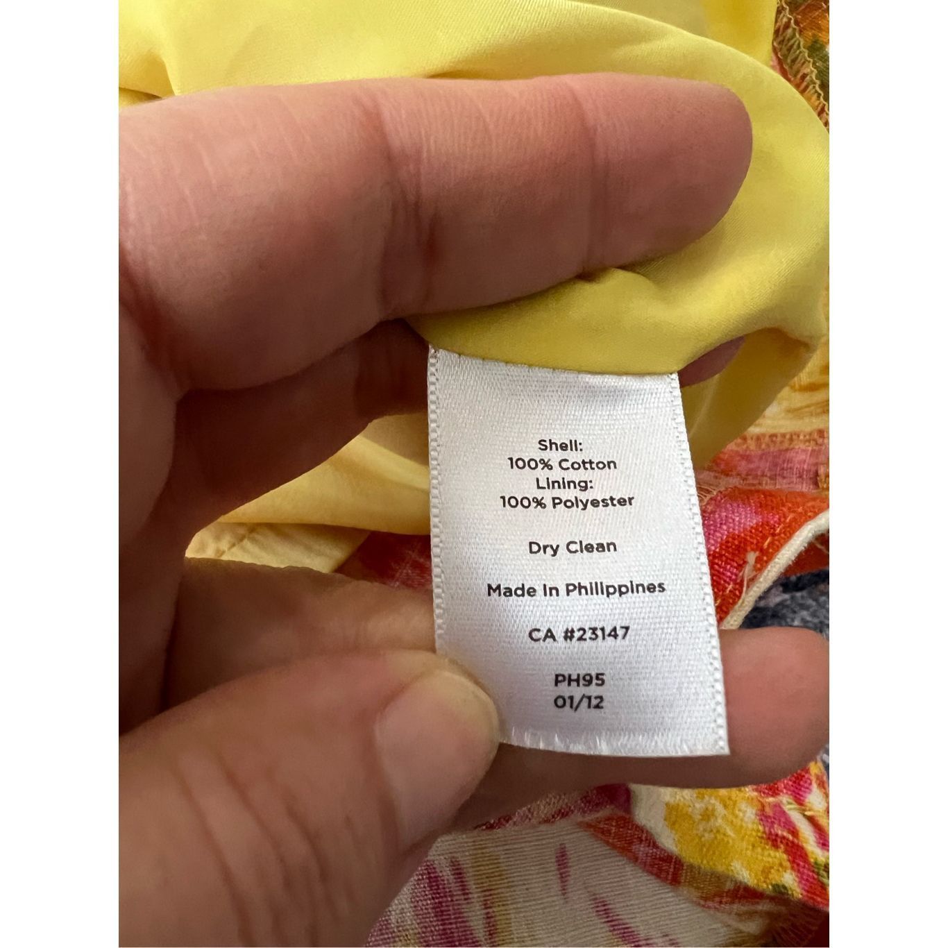 Other Talbots Colorful Floral Watercolor Print V Neck Shift Dress Size XL / US 12-14 / IT 48-50 - 8 Thumbnail