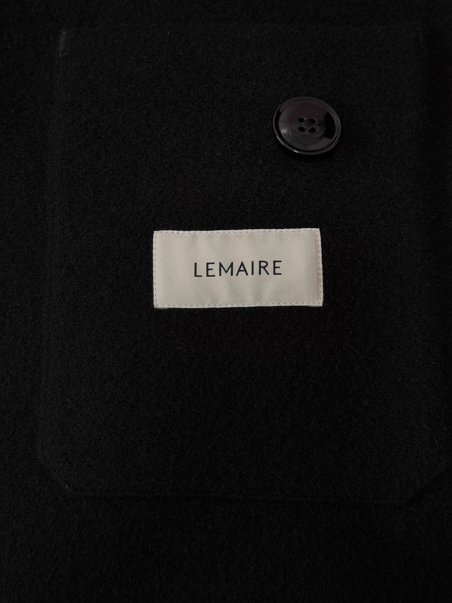 Lemaire Lemaire Warp Coat Black Wool Long XS Size US XS / EU 42 / 0 - 6 Thumbnail