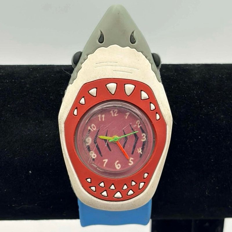 Other Blue & Red Shark Kids Snap Watch Size ONE SIZE - 2 Thumbnail