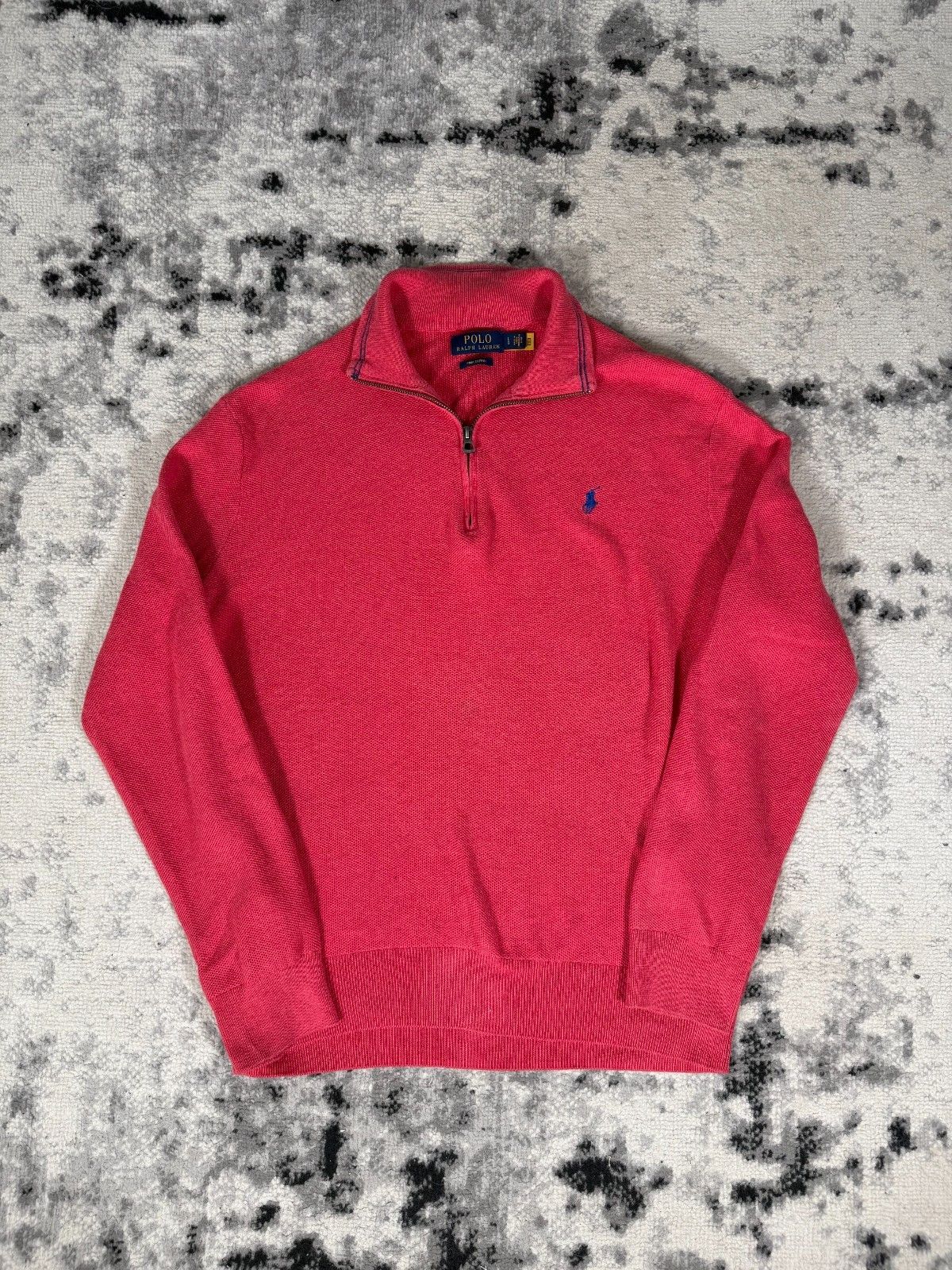 Polo Ralph Lauren Vintage Polo Ralph Lauren Pima Cotton 1/4 Zip Sweater Size US M / EU 48-50 / 2 - 3 Thumbnail