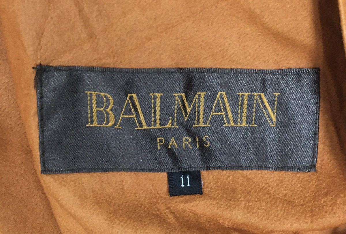 Pierre Balmain Pierre Balmain Paris Leather Coat Jacket Longcoat Size S / US 4 / IT 40 - 8 Thumbnail