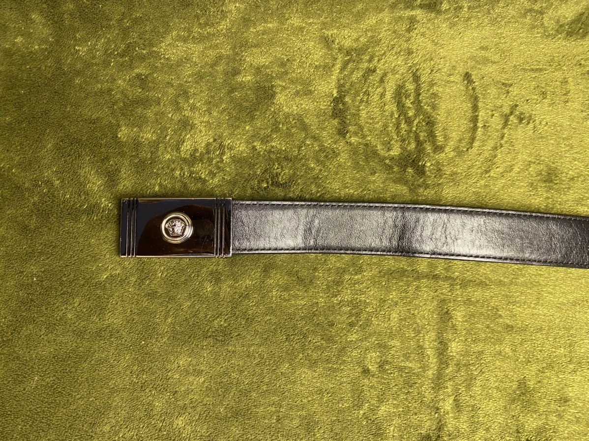 Versace Versace black leather belt Size 36 - 8 Thumbnail