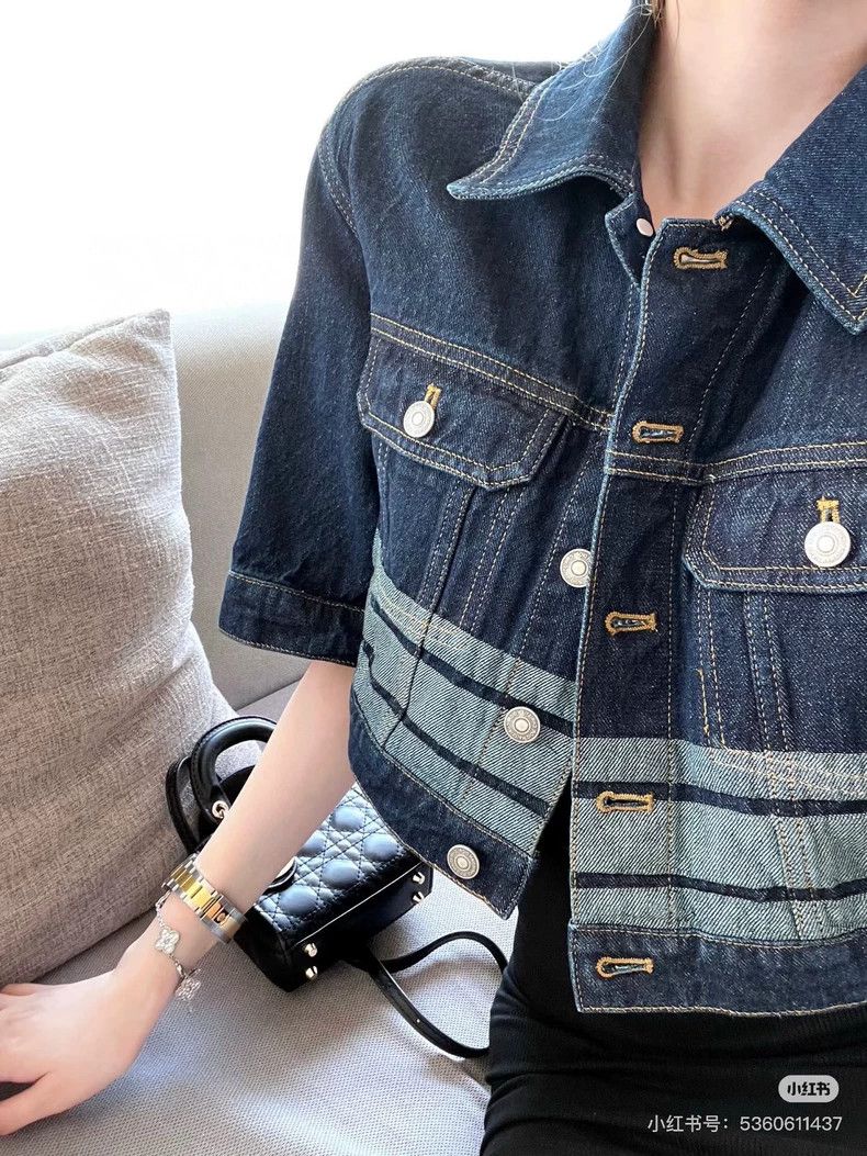 Dior Dior 24ss letter denim jacket Size XS / US 0-2 / IT 36-38 - 5 Thumbnail