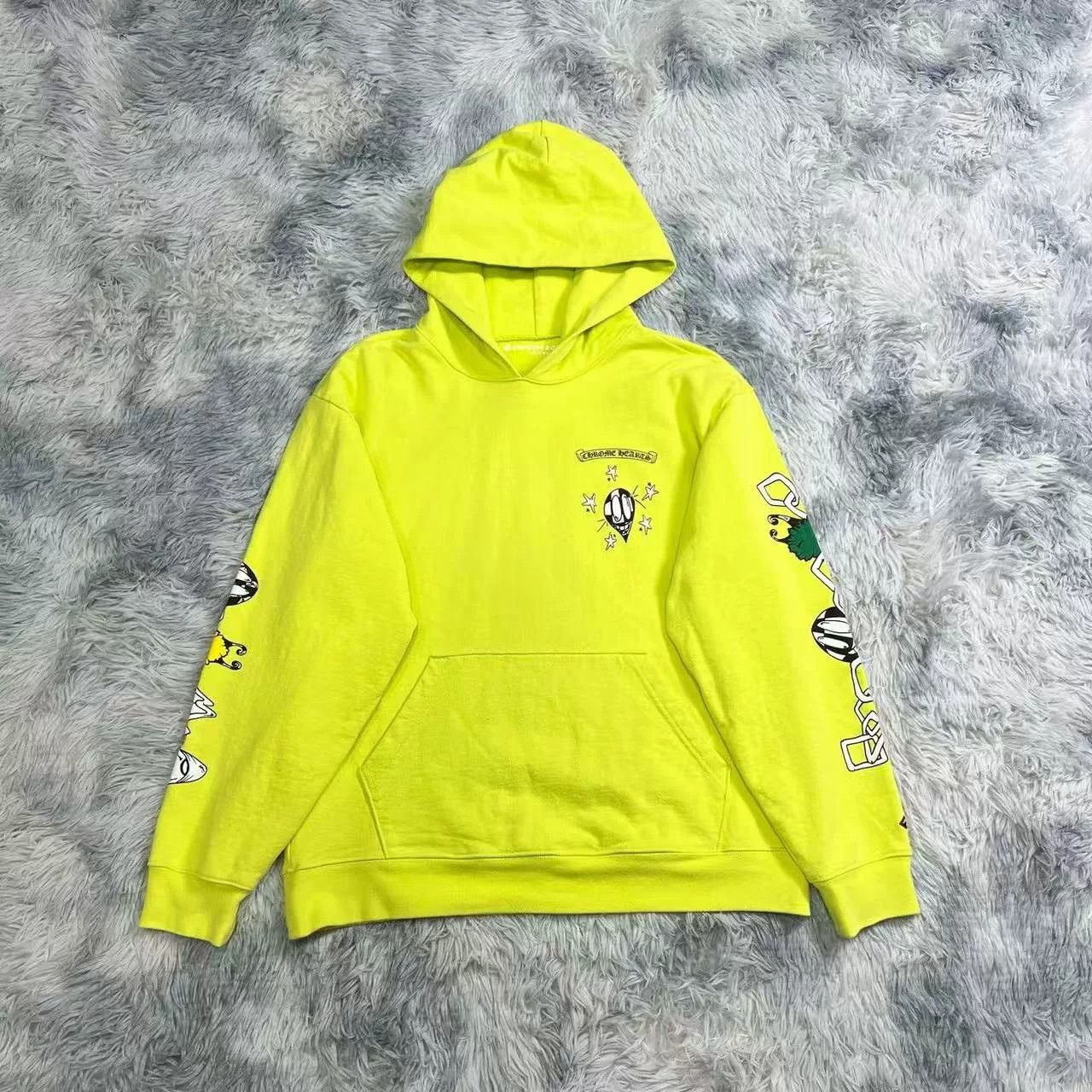 トップス Chrome Hearts Matty Boy Hoodie Yellow Chrome Hearts CHROME HEARTS YELLOW MATTY BOY HOODIE | Grailed