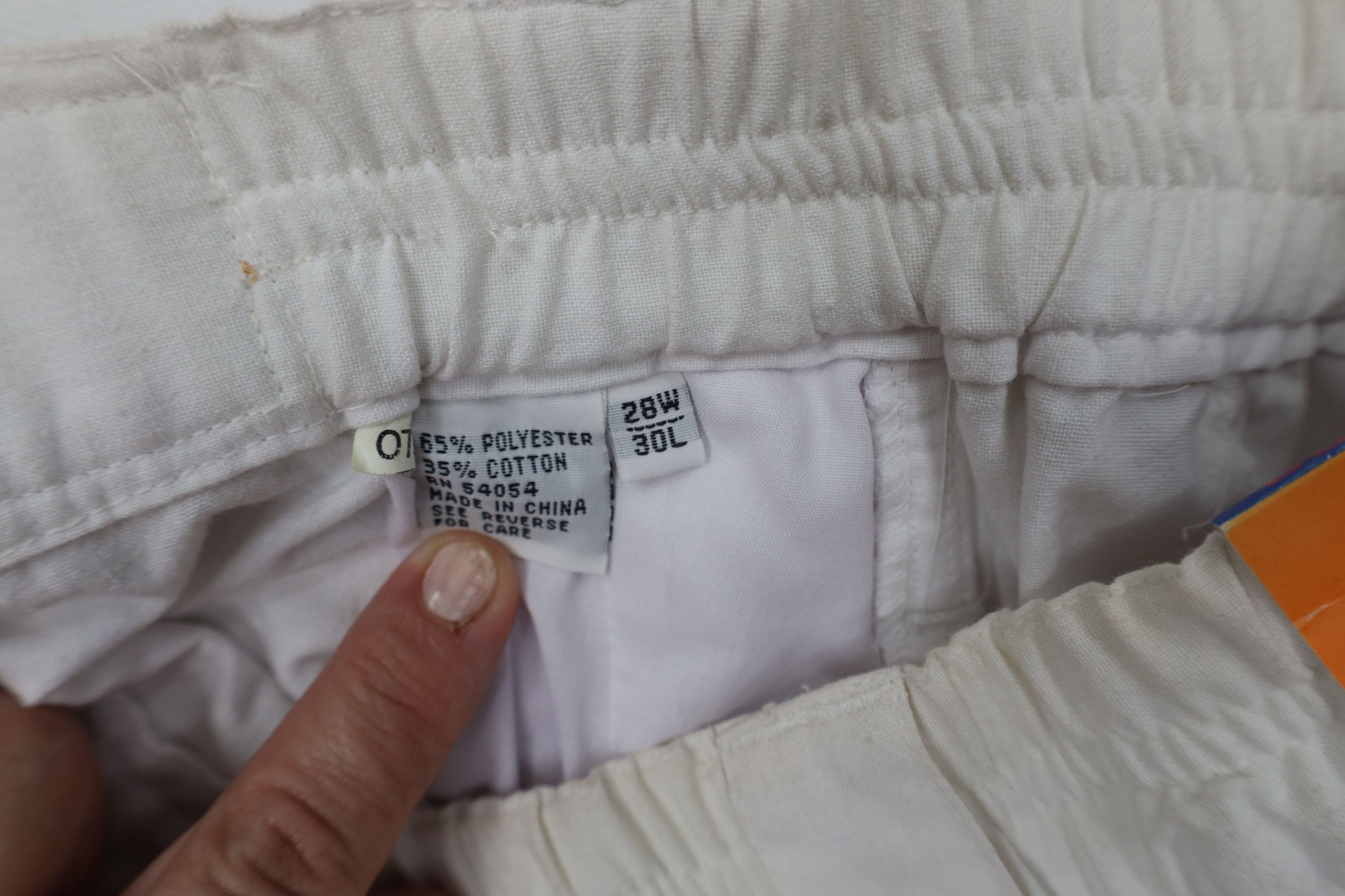 Vintage Deadstock Vintage 80s 90s Bugle Boy Pleated Pants White Size US 28 / EU 44 - 9 Thumbnail