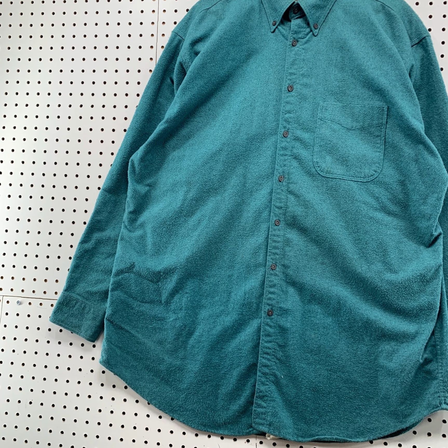 Vintage Woolrich Button-Up Shirt Mens XL Teal Long Sleeve Heavyweight Workwear USA Size US XL / EU 56 / 4 - 5 Thumbnail