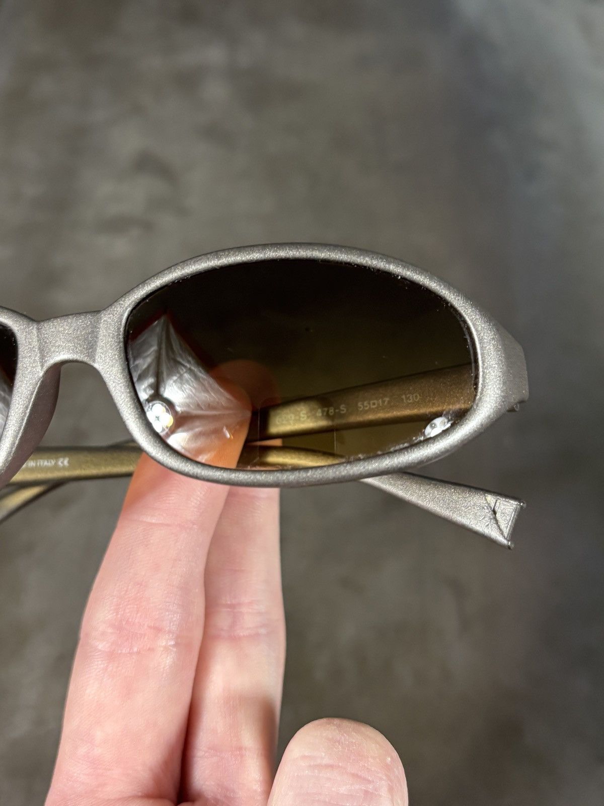 Emporio Armani 1990s Emporio Armani Sunglasses 629-S 2000s Vintage Armani Size ONE SIZE - 8 Thumbnail