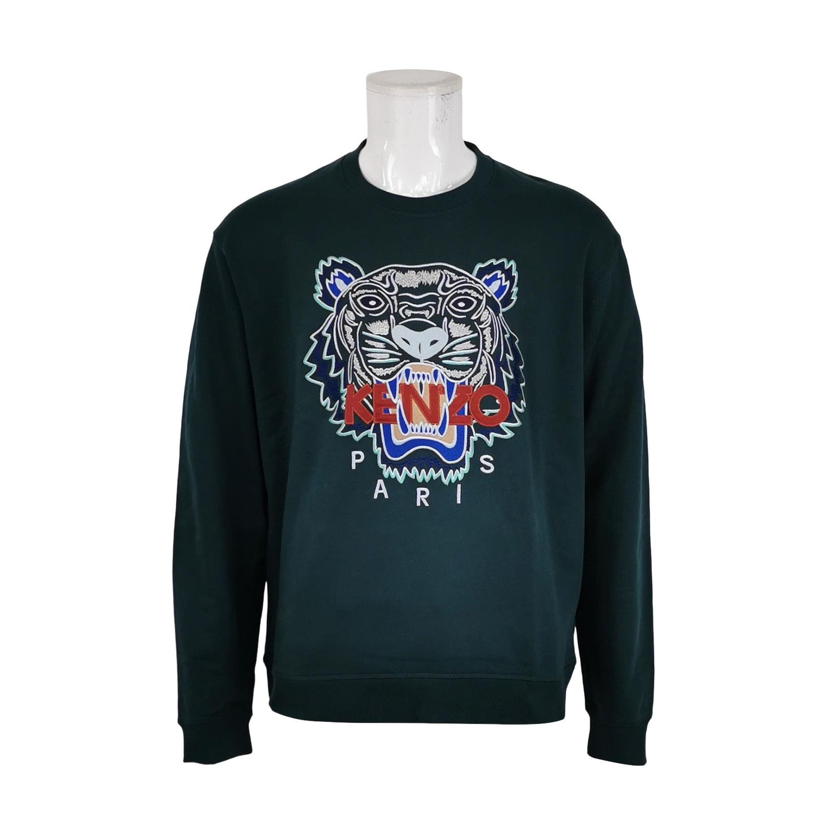 Kenzo Kenzo Tiger Embroidered Crewneck Sweatshirt XXL Size US XXL / EU 58 / 5 - 1 Thumbnail