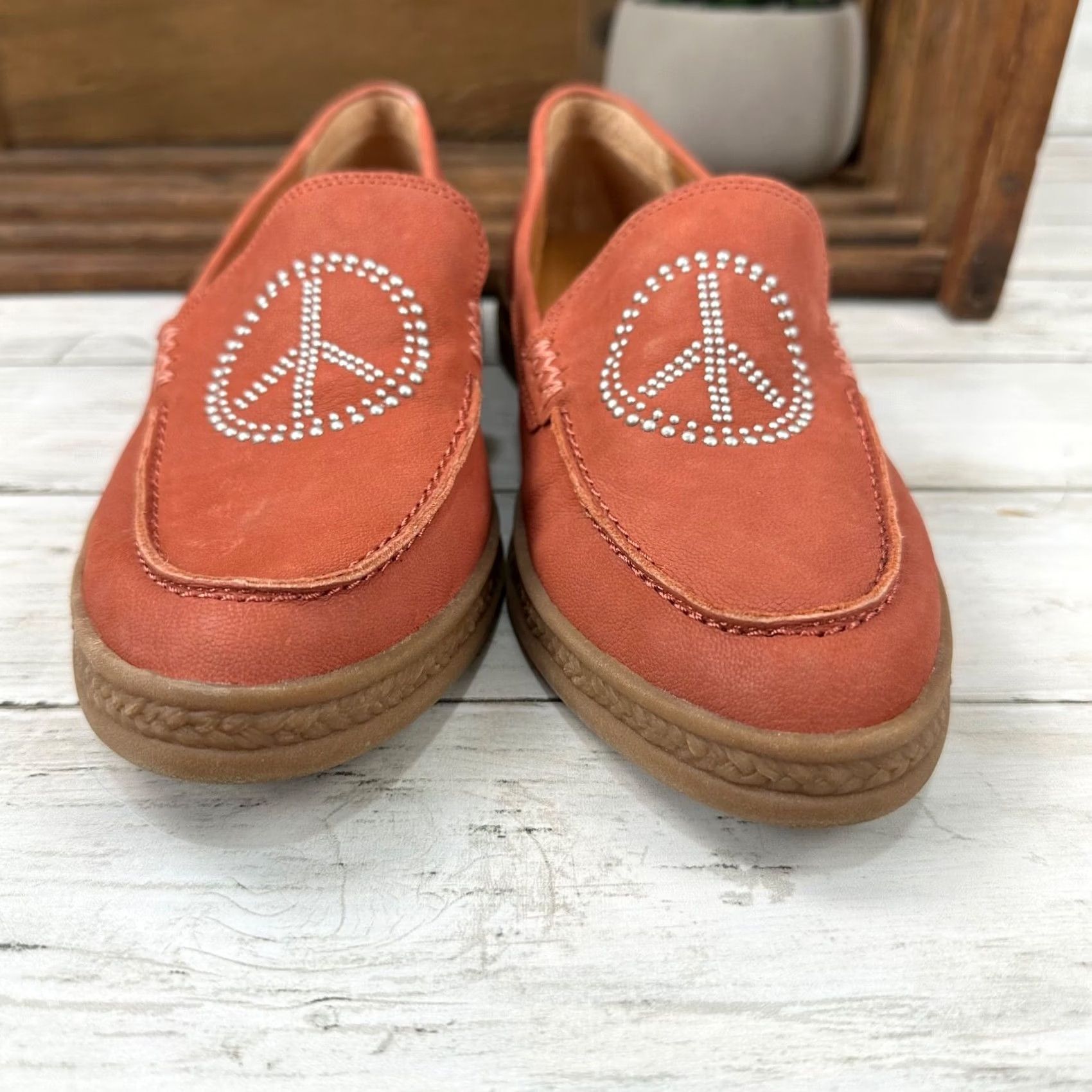 Lucky Brand Brown Leather Penny Loafers Women’s Size 7.5M Lucky Brand Women main image 3