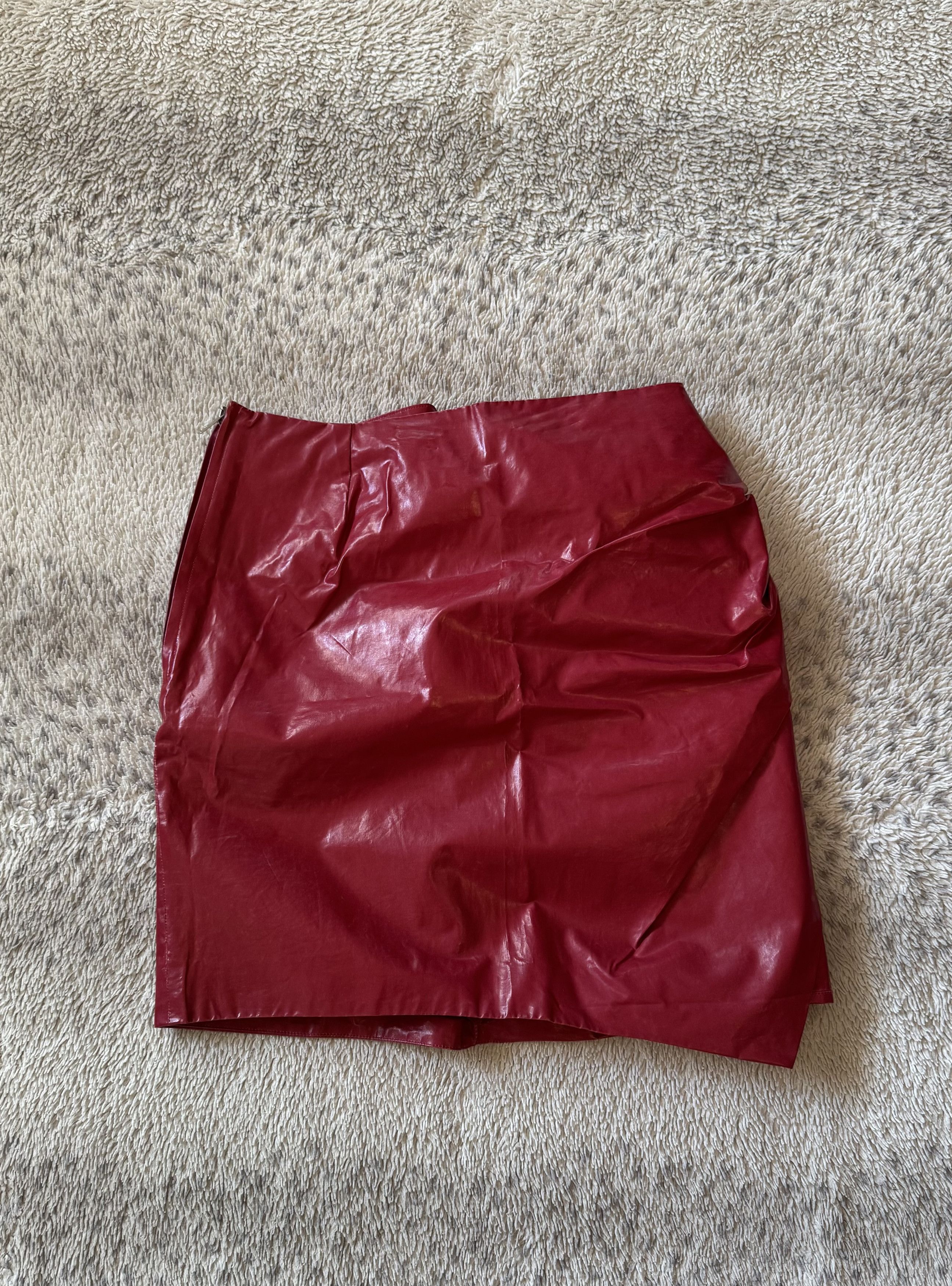 Isabel Marant Isabel Marant Vintage 2000s Red Mini Skirt Size 25" / US 0 / IT 36 - 3 Thumbnail