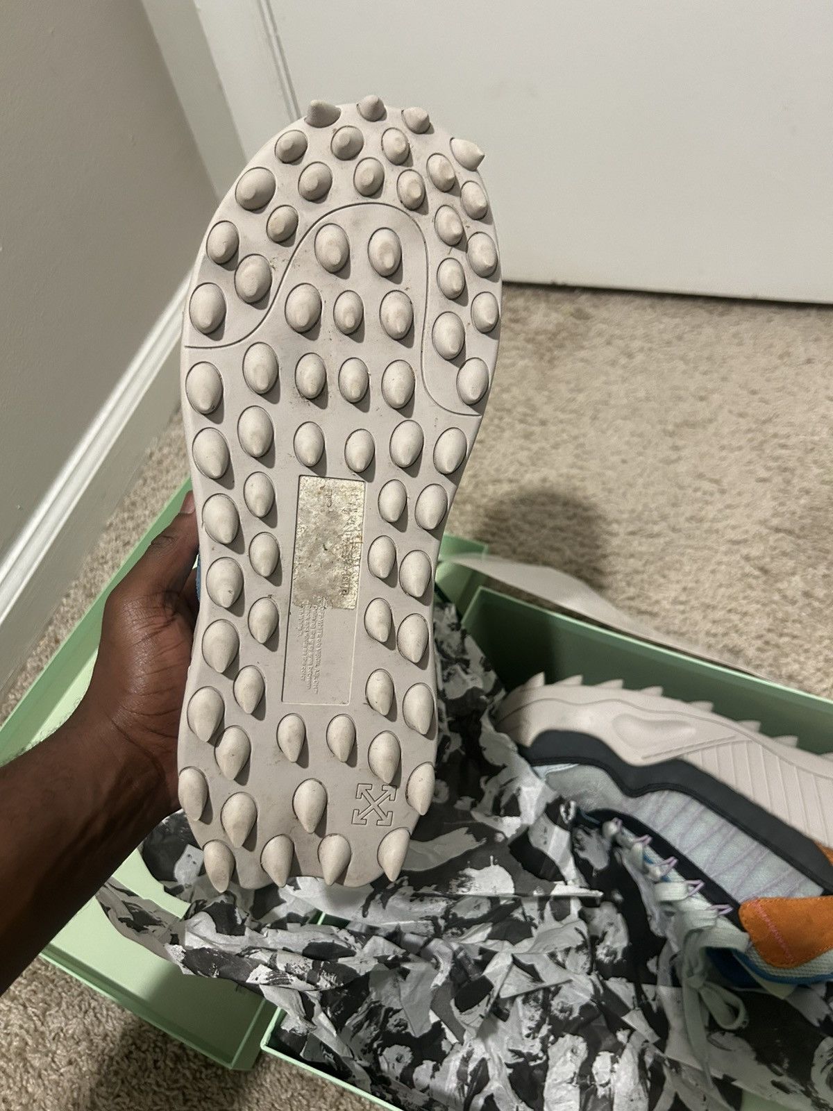 Off-White Off-White ODSY-1000 Dark Greyhound Size US 10 / EU 43 - 9 Thumbnail