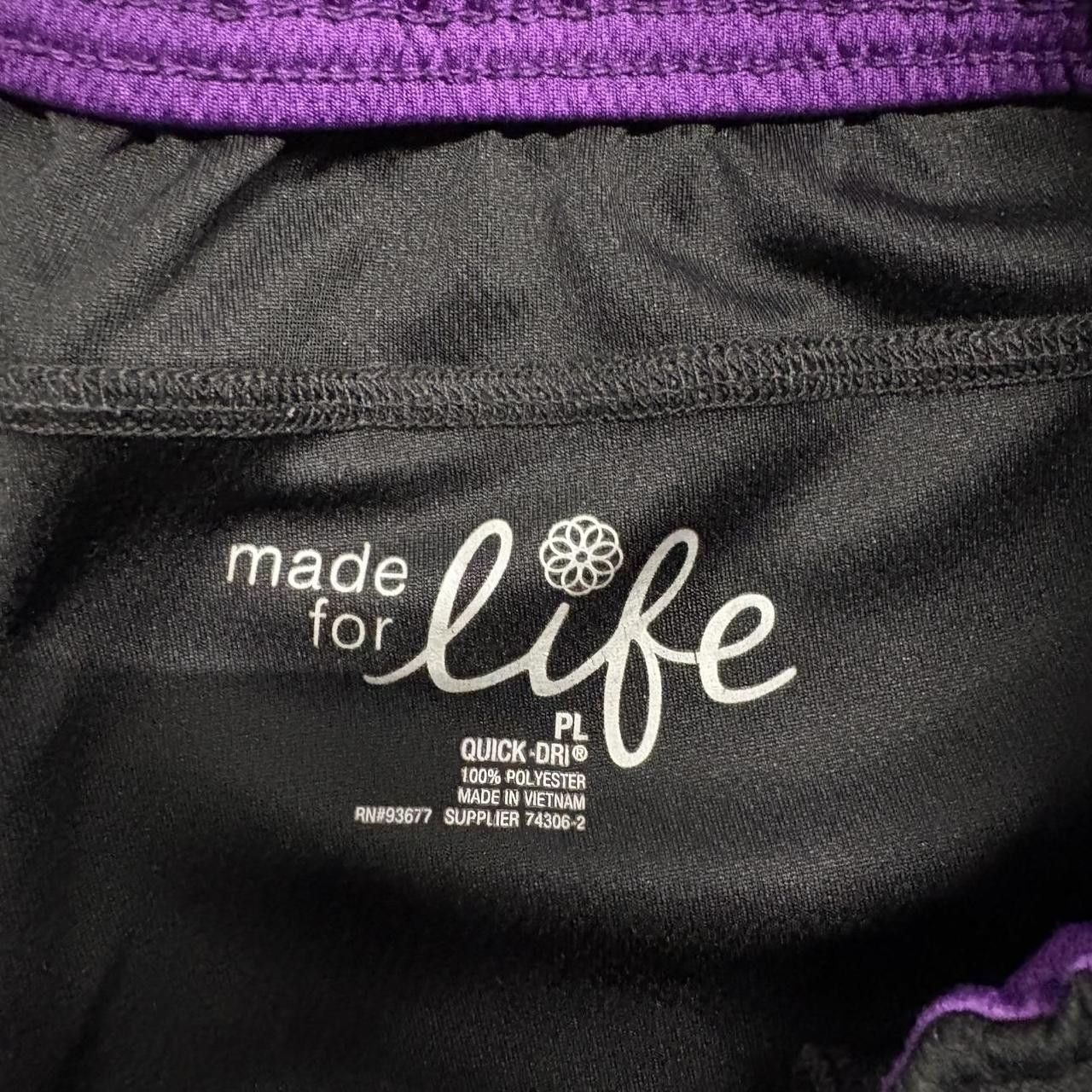 Vintage Crazy Vintage Y2K/2000s Baggy Black Purple Striped Wideleg Trackpants! Size US 32 / EU 48 - 7 Thumbnail