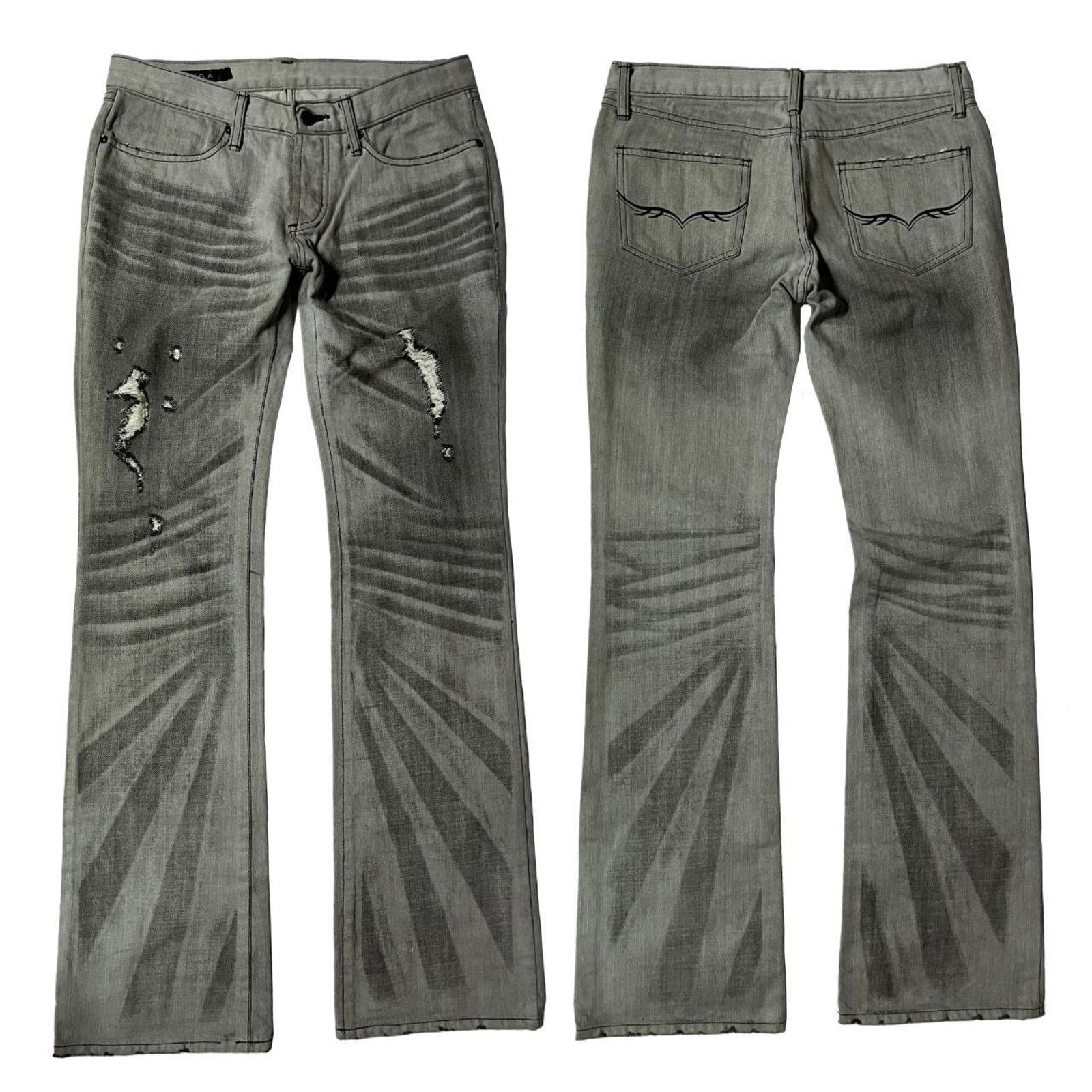 【DISCERNMENT】Tornado cutting wide denim Tornado cutting wide denim 2C - DISCERNMENT