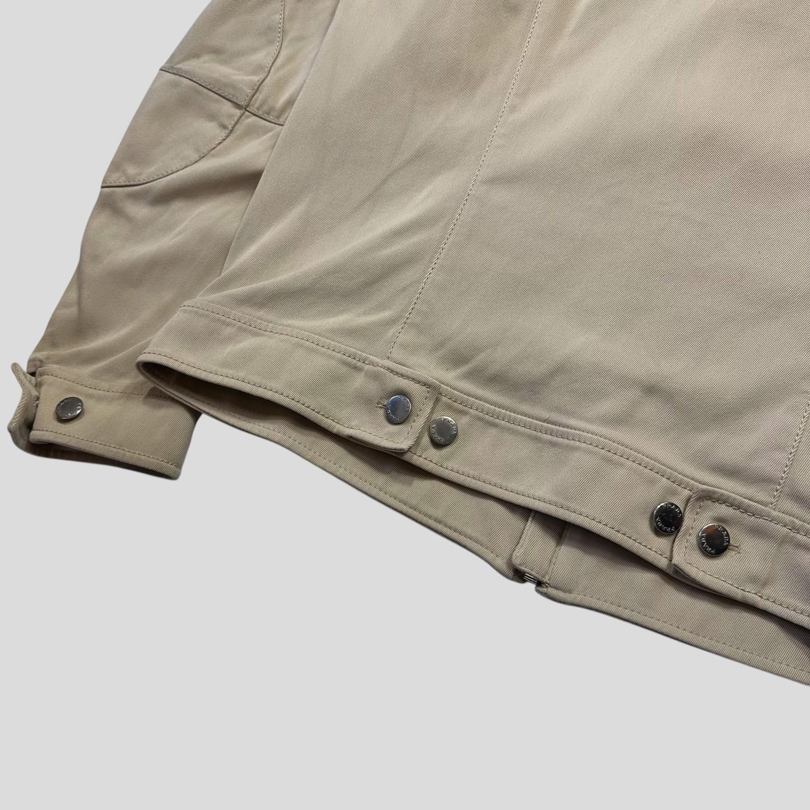Prada Prada Sport SS01 Articulated Cotton Reinforced Moto Jacket M Size US M / EU 48-50 / 2 - 9 Thumbnail