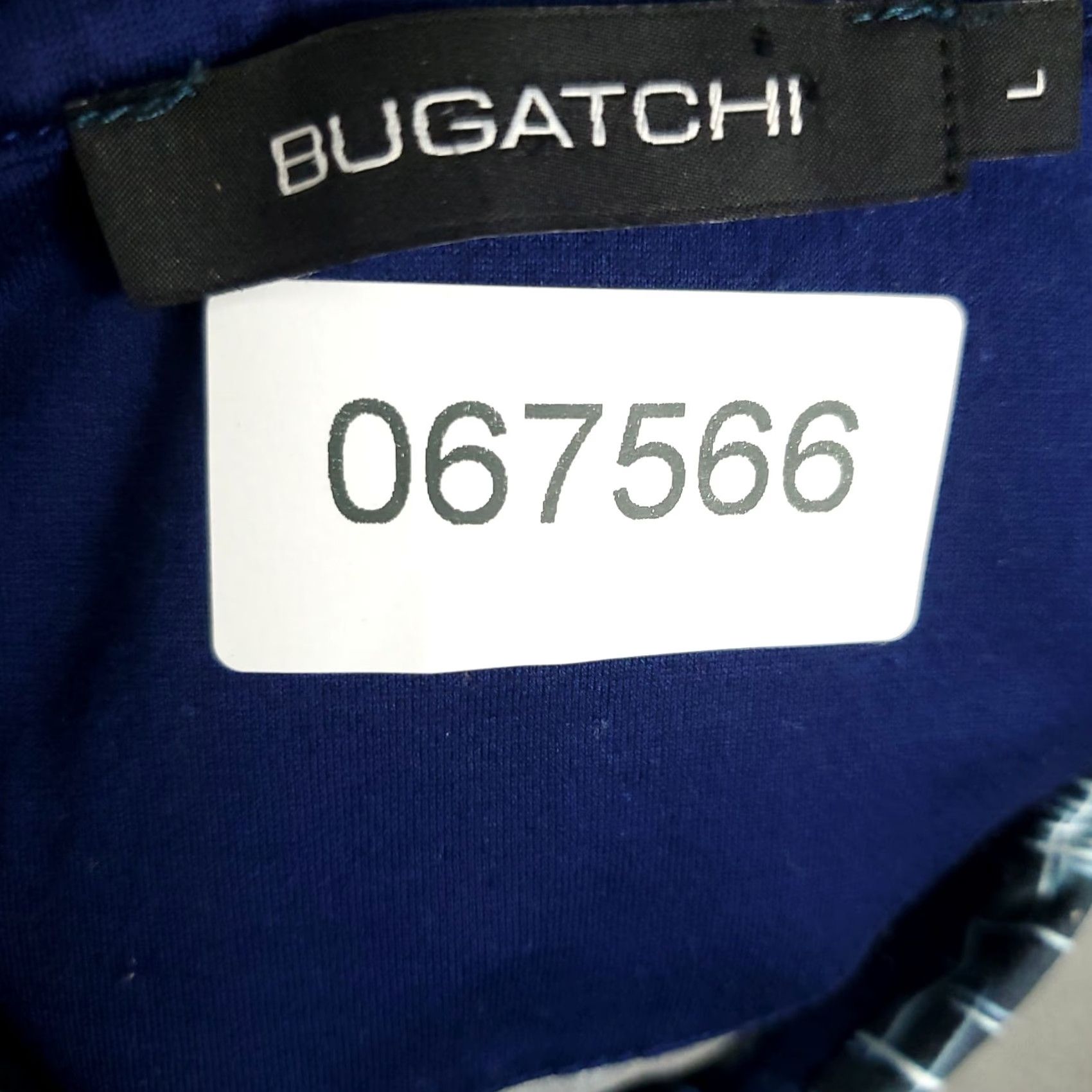 BUGATCHI Bugatchi Polo Shirt Mens Size L Blue Short Sleeve Geometric Logo Button Collar Classic Colorful Preppy Stripes 90s American Modern Sports Mens Size US L / EU 52-54 / 3 - 6 Thumbnail