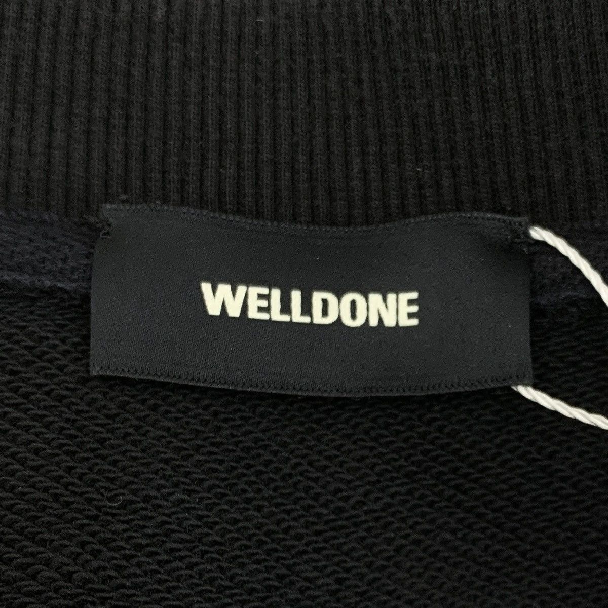 WE11DONE We11Done Black Letter Cotton Sweatshirt Size ONE SIZE - 8 Thumbnail