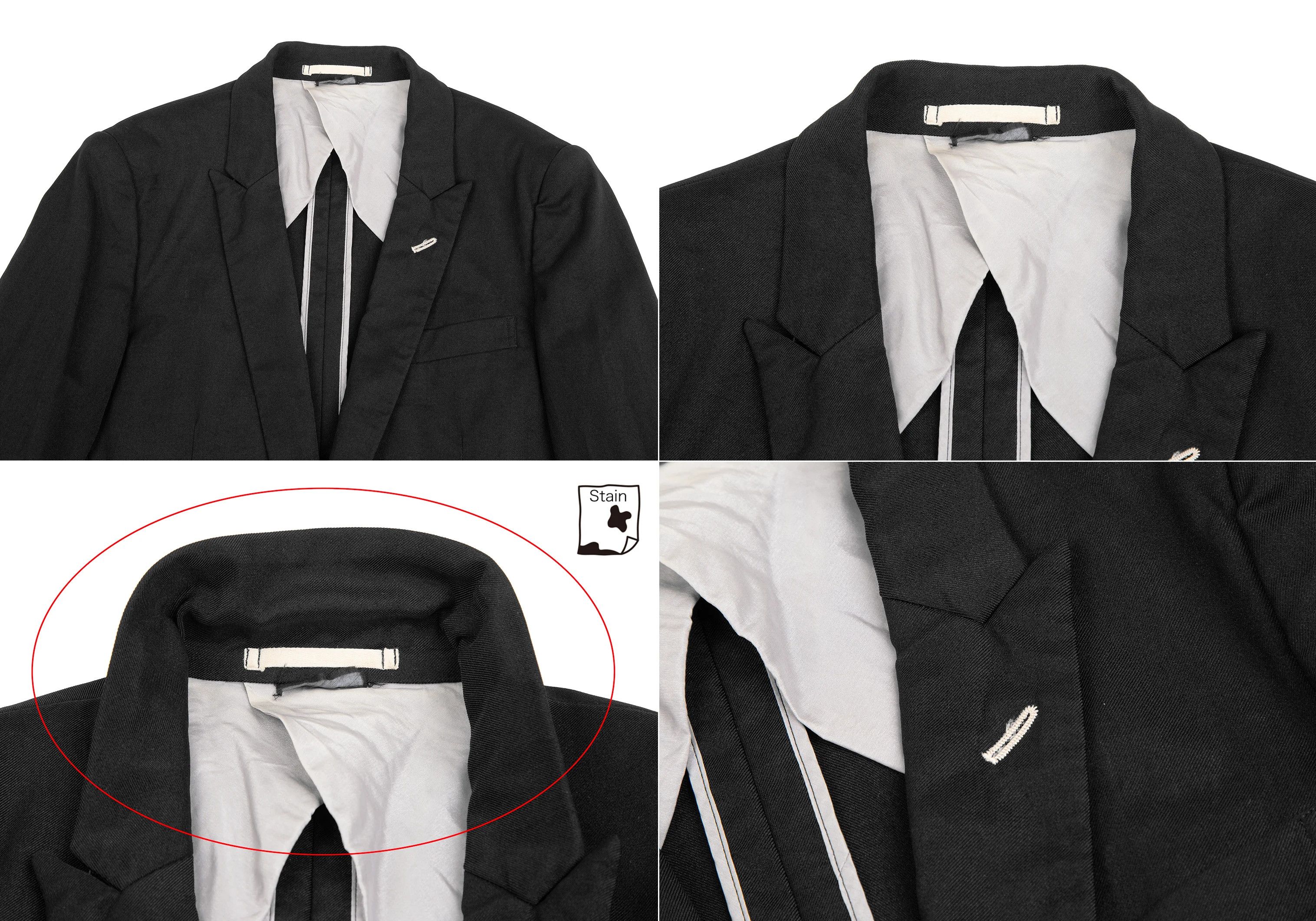 Comme des Garcons Homme Plus Stretch Nylon Jacket in Black, Size S Size US S / EU 44-46 / 1 - 2 Thumbnail