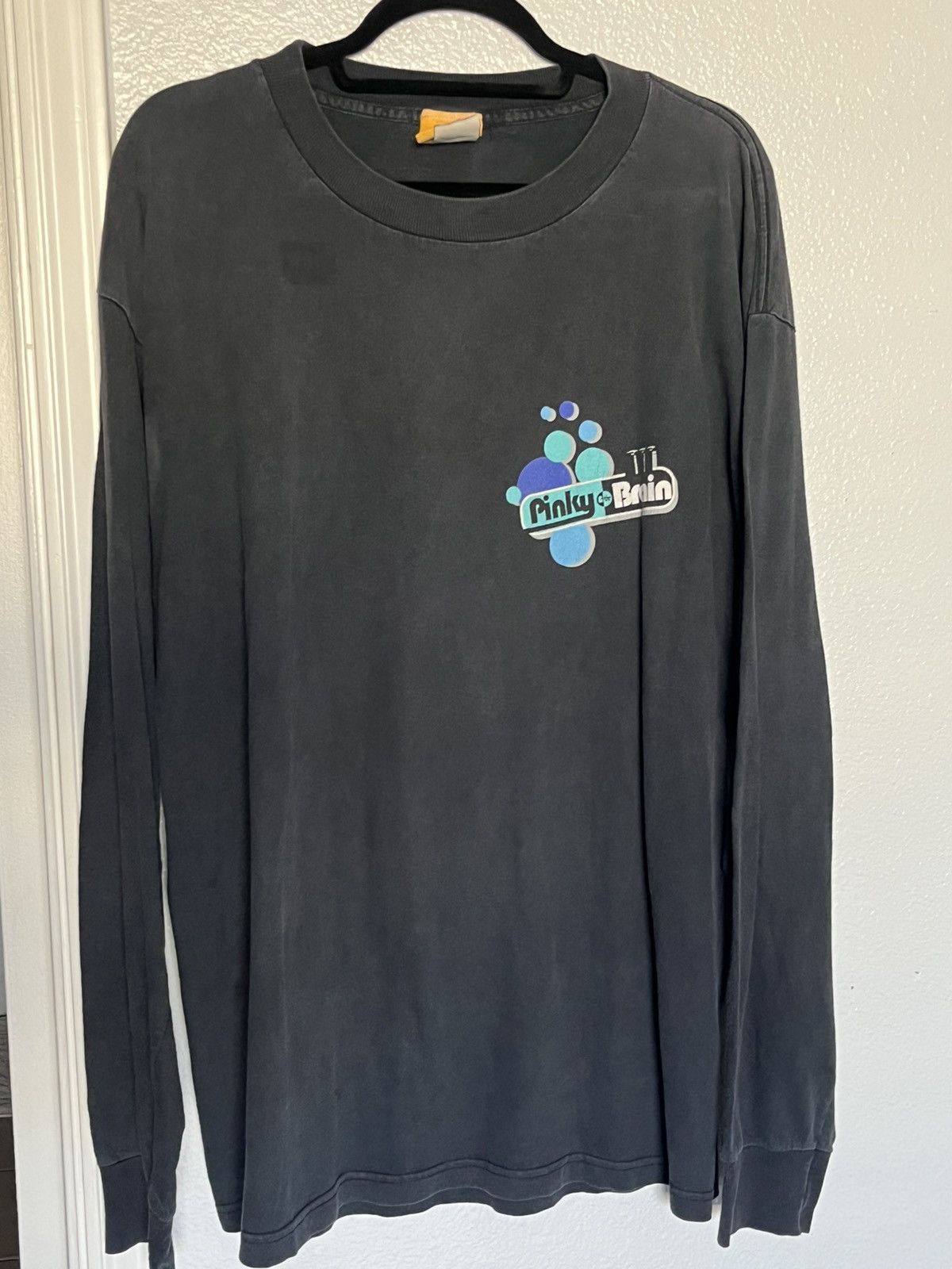 Warner Bros PINKY & THE BRAIN 1995 Animaniacs shirt XL Brain Size US XL / EU 56 / 4 - 8 Thumbnail