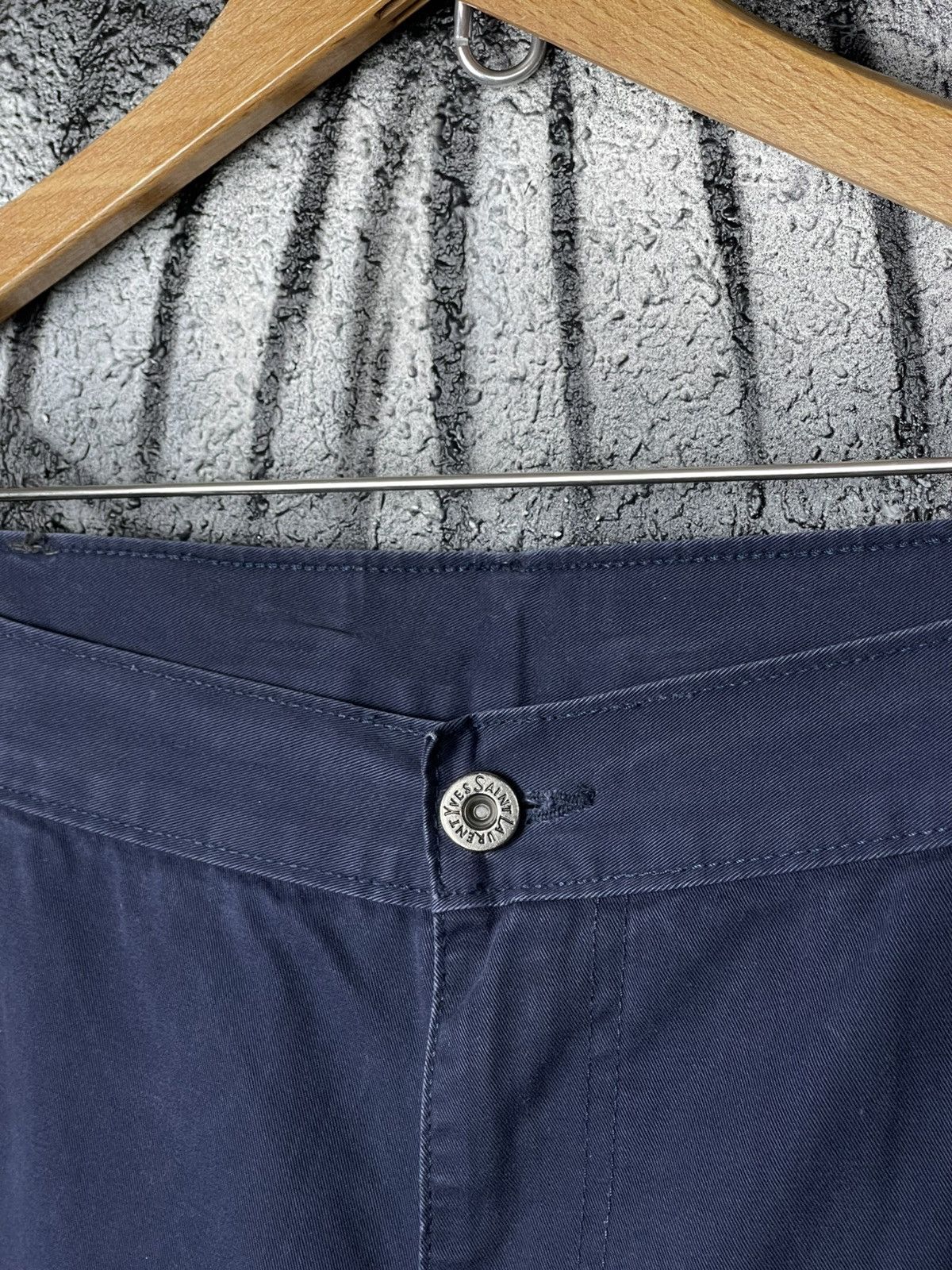 Yves Saint Laurent Vintage Yves Saint Laurent Blue Trousers Men’s Pants Size 40 Size US 40 / EU 56 - 10 Thumbnail