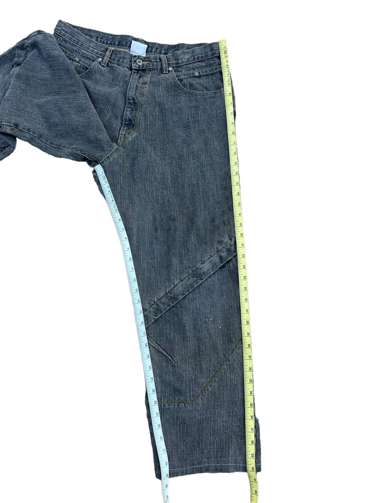 Japanese Brand × MasterPiece Vintage Masterpiece X Mad Hectic Multi Pocket Baggy Jeans Size US 36 / EU 52 - 5 Thumbnail