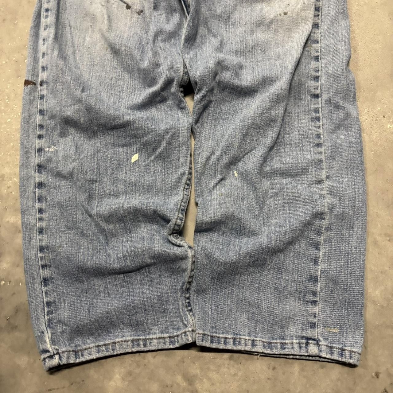 Japanese Brand × Vintage Crazy Vintage Y2K/2000s Grunge Light Wash Denim Jeans! Size US 36 / EU 52 - 6 Thumbnail