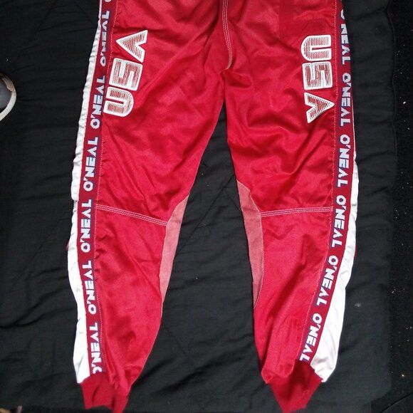 Vintage Vintage O'Neal Jumpin Jack Flash USA Racing Pants Size US 34 / EU 50 - 5 Thumbnail