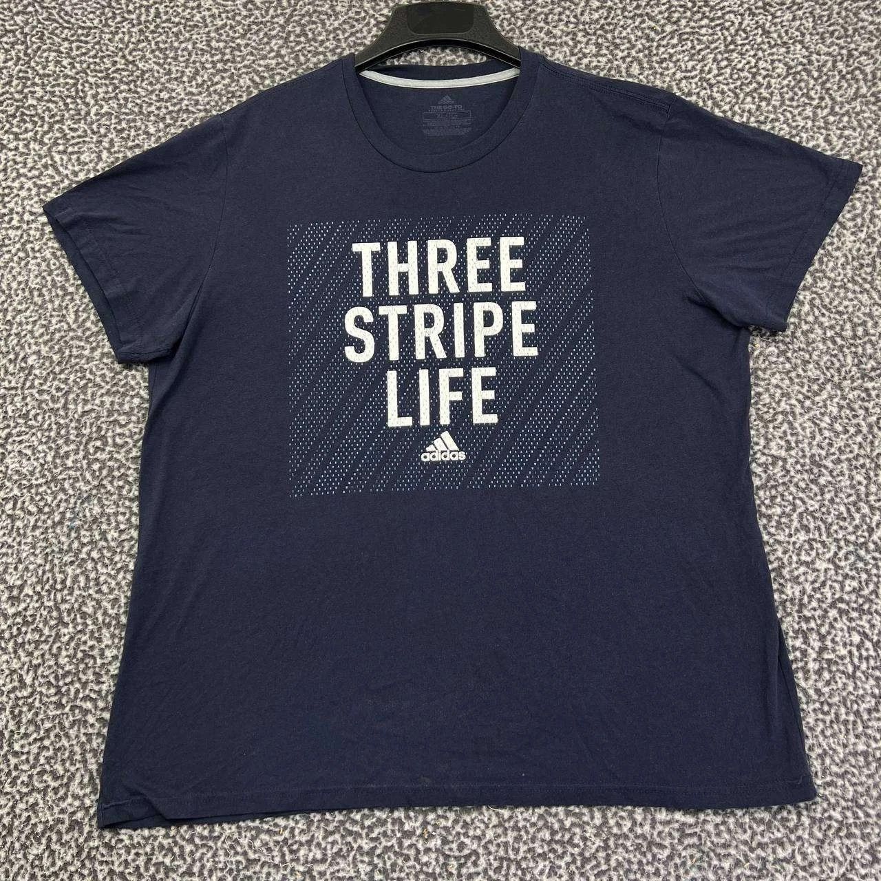 Adidas Adidas The Stripe Life Shirt Men Climalite Cotton XL Size US XL / EU 56 / 4 - 1 Thumbnail