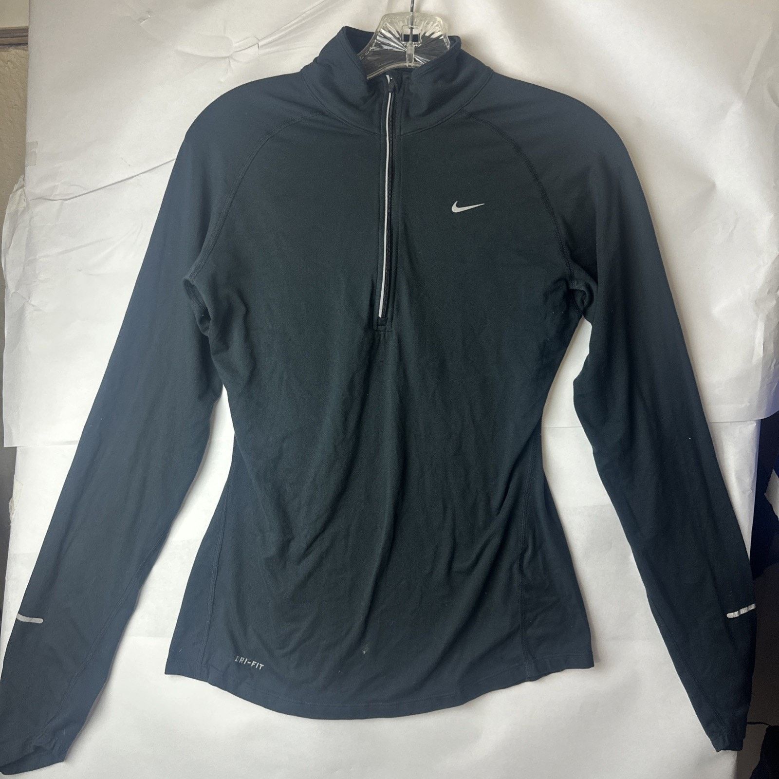 Nike Women’s NIKE Running Dri-Fit Pullover Gray - Small Size S / US 4 / IT 40 - 1 Thumbnail
