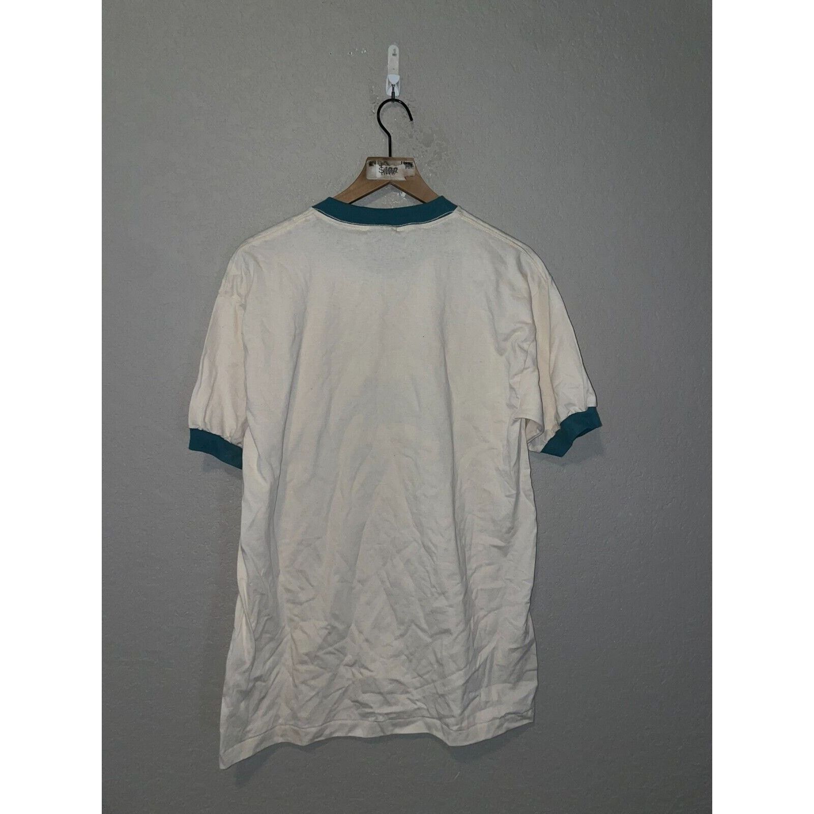 Signal Sport 90s Vintage Eagles Peak Robesonia White Ringer Shirt Large Size US L / EU 52-54 / 3 - 11 Thumbnail
