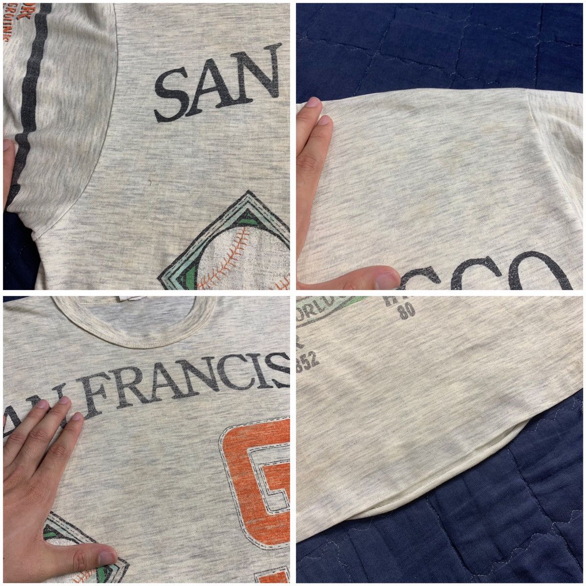 MLB Rare Vintage San Francisco Giants World Champion MLB Size US XL / EU 56 / 4 - 7 Thumbnail