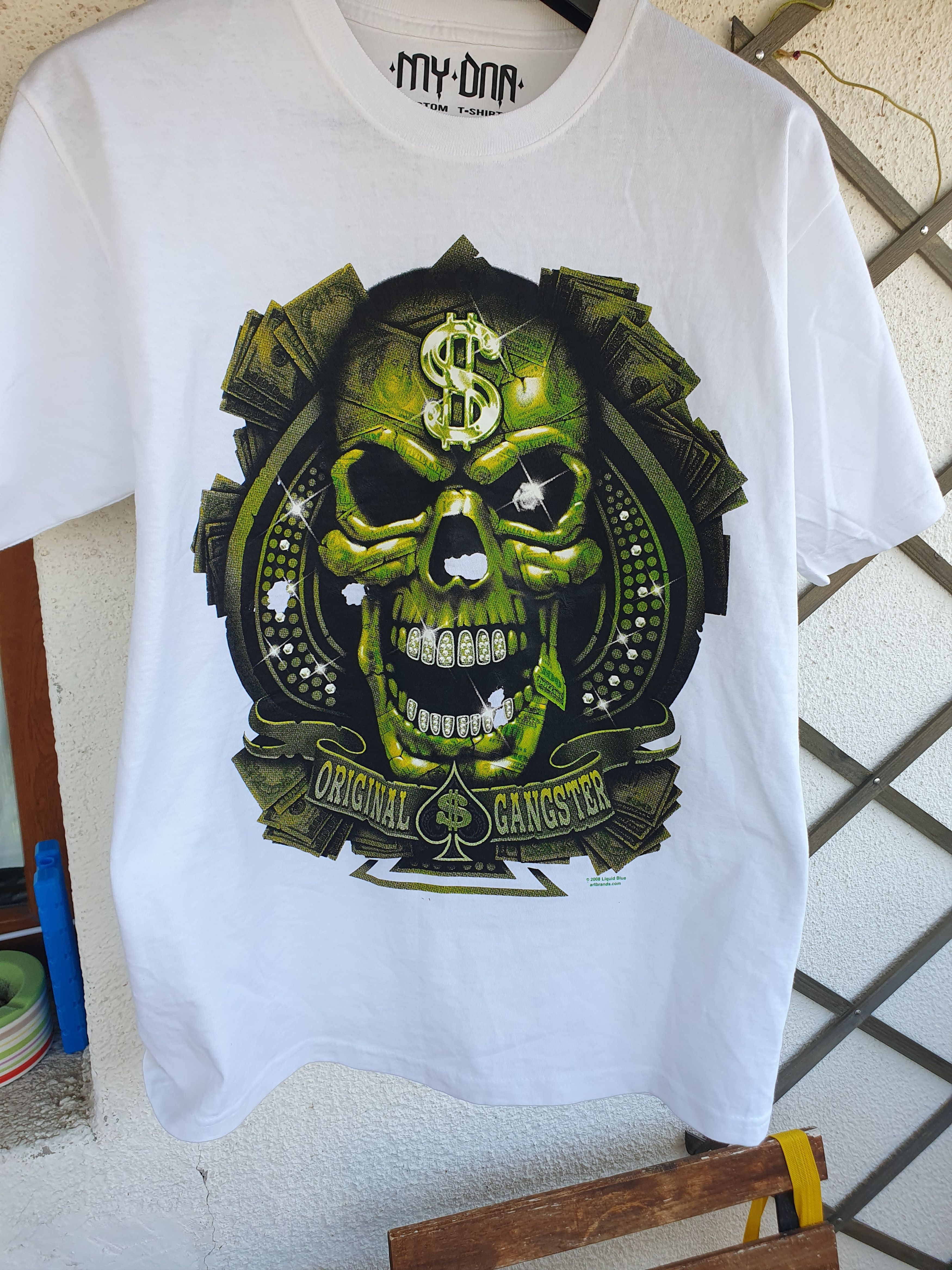 Liquid Blue Liquid Blue Bling Skull 2008 t-shirt sz L/M? Size US L / EU 52-54 / 3 - 5 Thumbnail