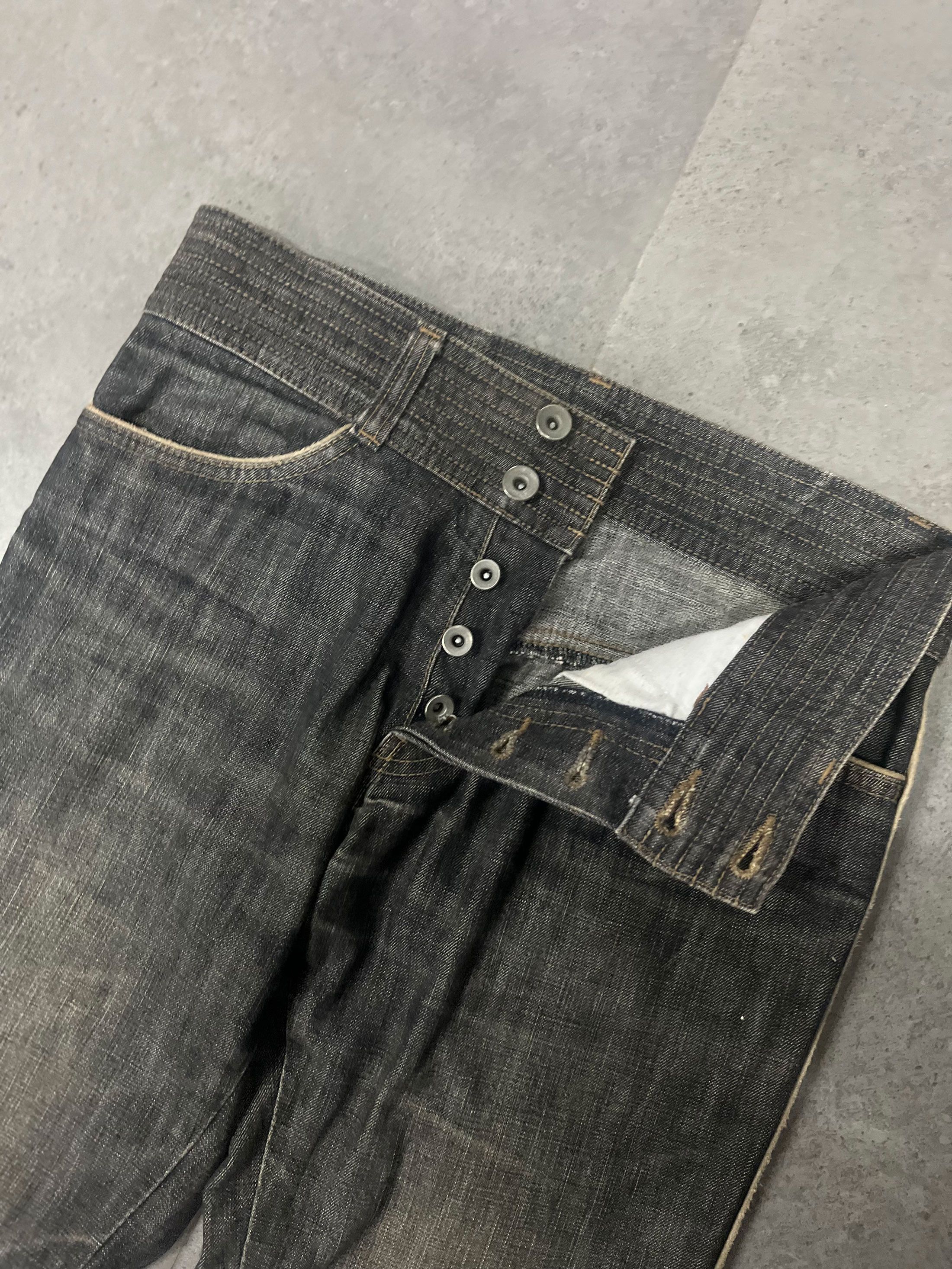 Morgan Homme Morgan Japan Flare Jeans Boot Cut Washed Size US 31 - 2 Thumbnail