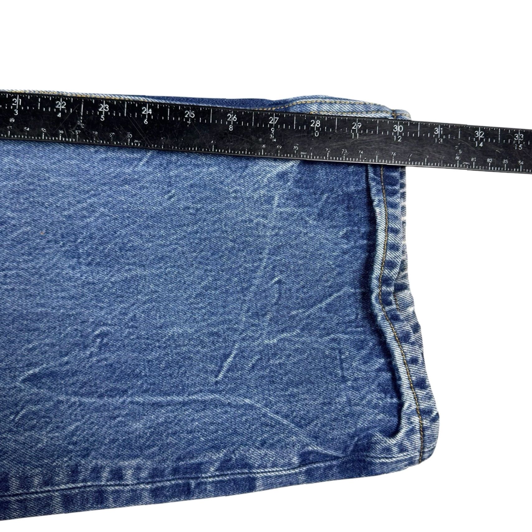Levi's VINTAGE Levi's 501 Jeans Mens 42x30 Button Fly Straight Grunge Distressed Denim blue 5-Pocket Mens Regular Jeans Size US 42 / EU 58 - 5 Thumbnail