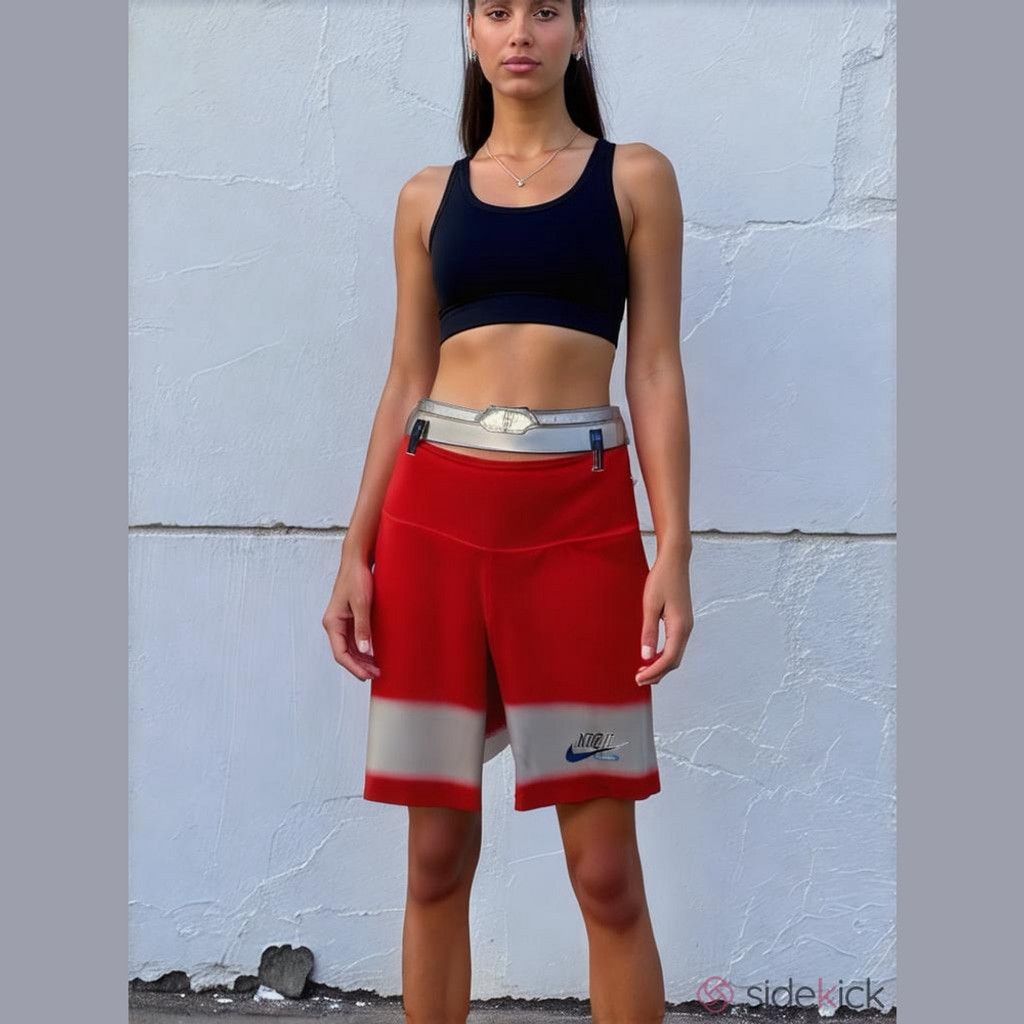 Nike Nike Red and White Sports Shorts Size Small Size 27" / US 4 / IT 40 - 8 Thumbnail