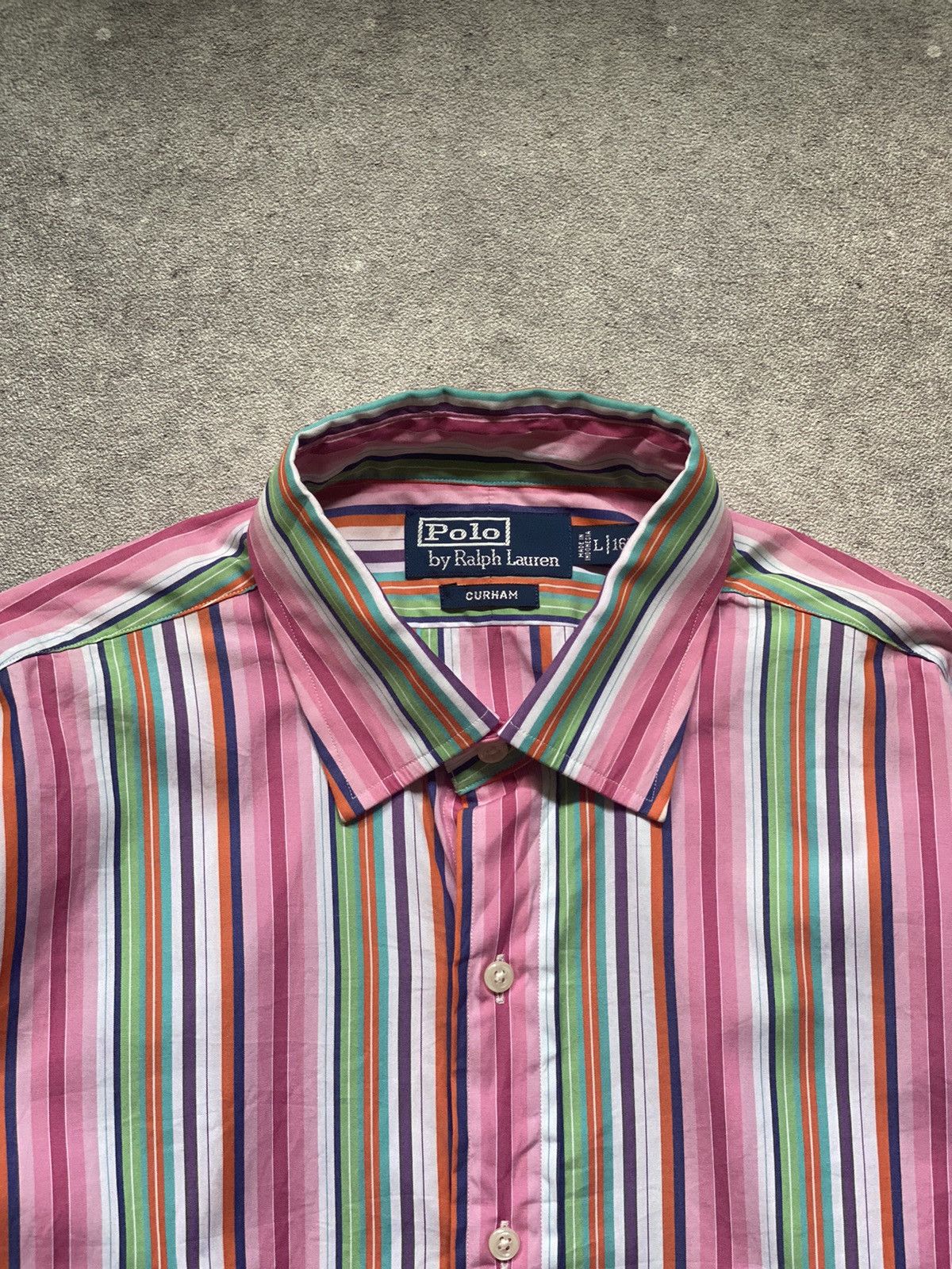 Polo Ralph Lauren Polo Ralph Laurent Curham Stripe Size US L / EU 52-54 / 3 - 3 Thumbnail