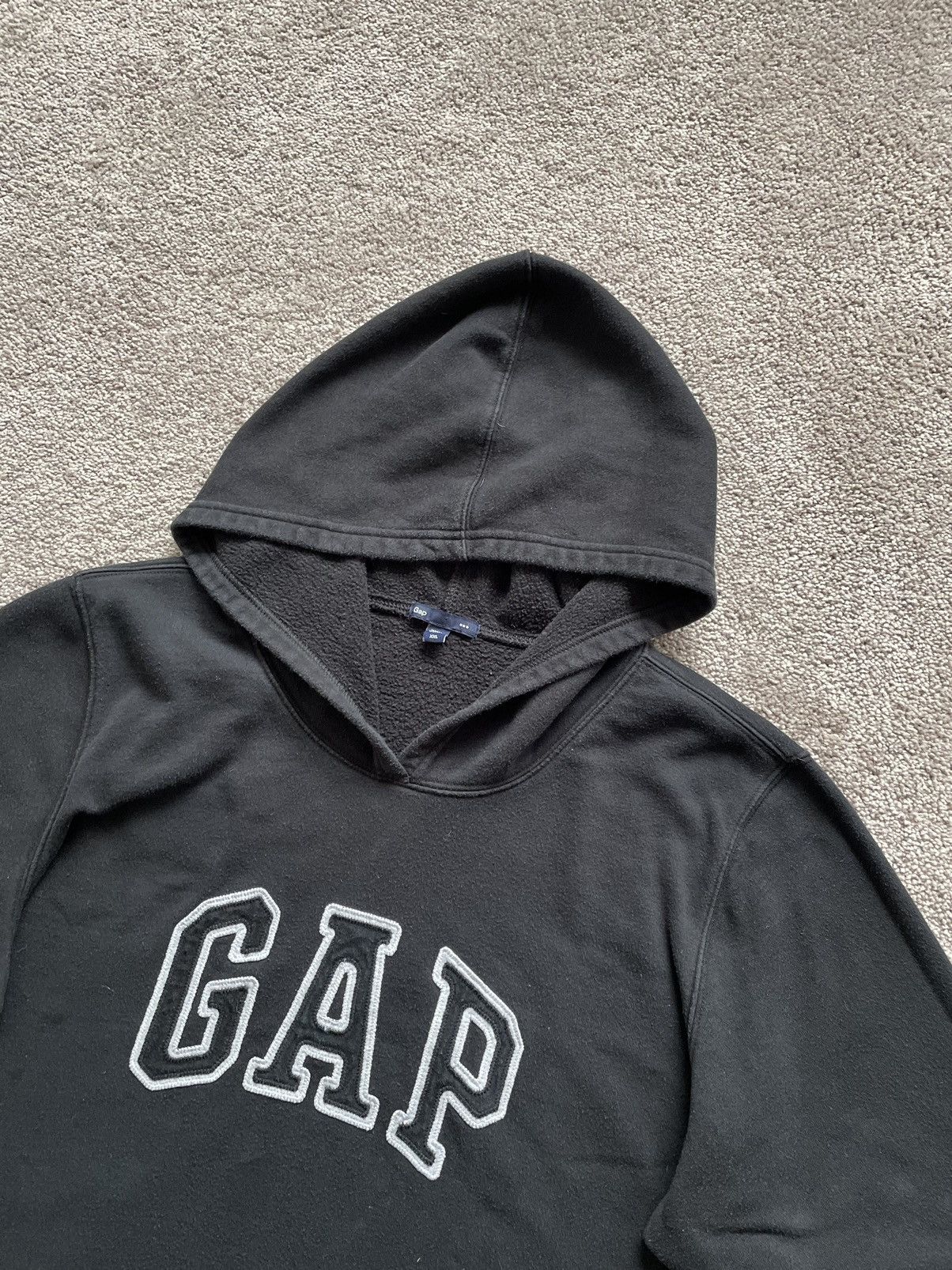 Gap × Vintage Early 2000s Gap Simple Logo Hoodie Size US L / EU 52-54 / 3 - 3 Thumbnail