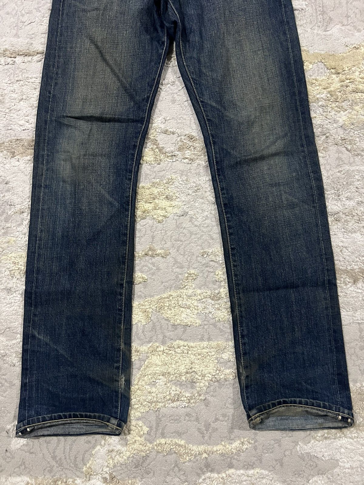 Oni Vintage Uniqlo 🇯🇵 Mud Wash Selvedge Denim Jeans Regular Cut Size US 28 / EU 44 - 5 Thumbnail