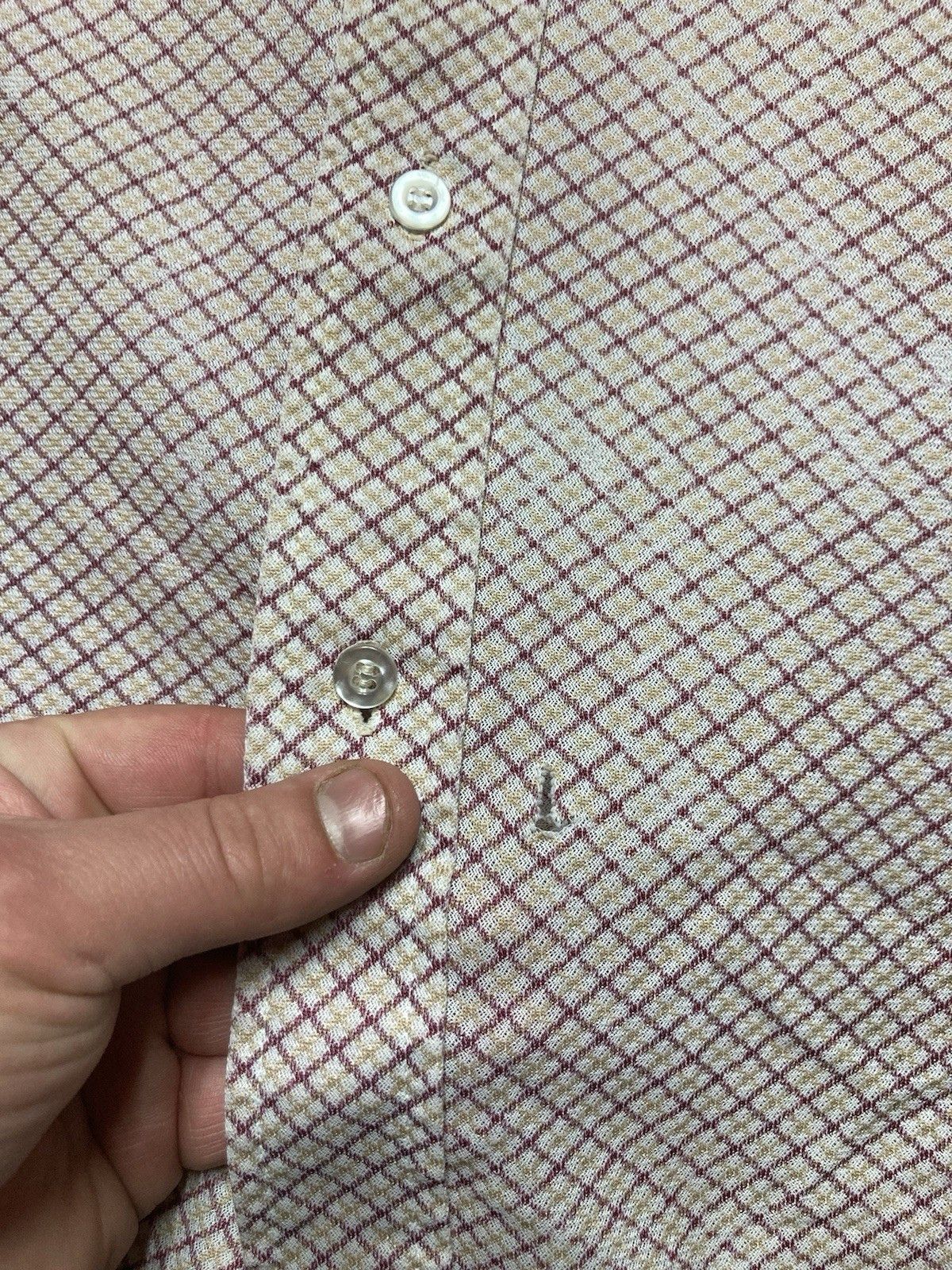 Van Heusen × Vintage 60s button shirt van heusen knit polyeste thin dagger medium Size US M / EU 48-50 / 2 - 3 Thumbnail