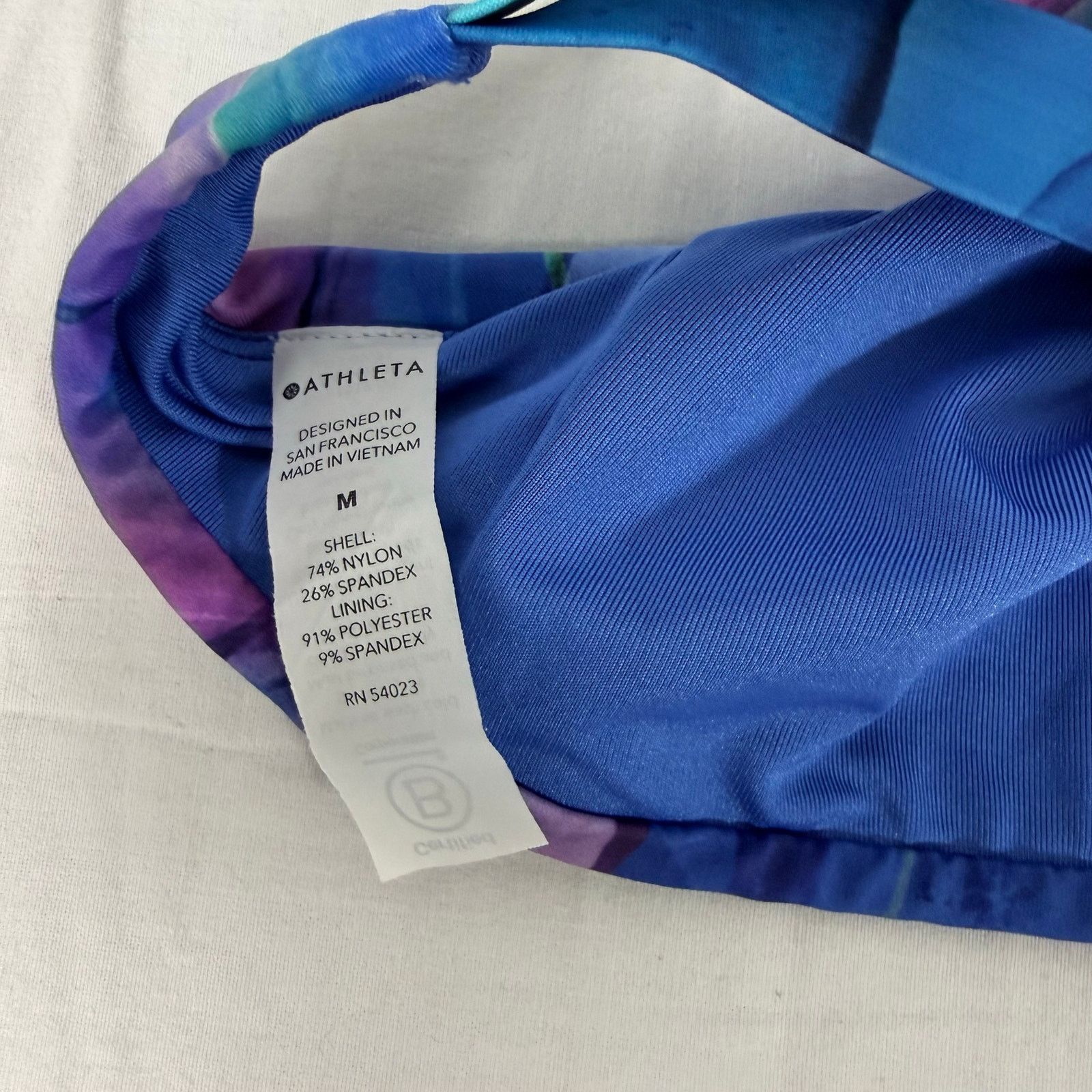 Athleta Athleta 2pc Med Malibu Bikini Top Bottom Make Splash 981519 Size ONE SIZE - 5 Thumbnail