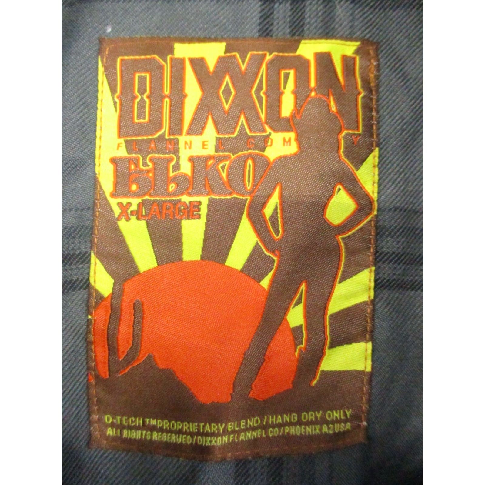 CO Dixxon Flannel Co ELKO Yellowstone Jacket XL Black Lined Logo Snap Men Size US XL / EU 56 / 4 - 5 Thumbnail