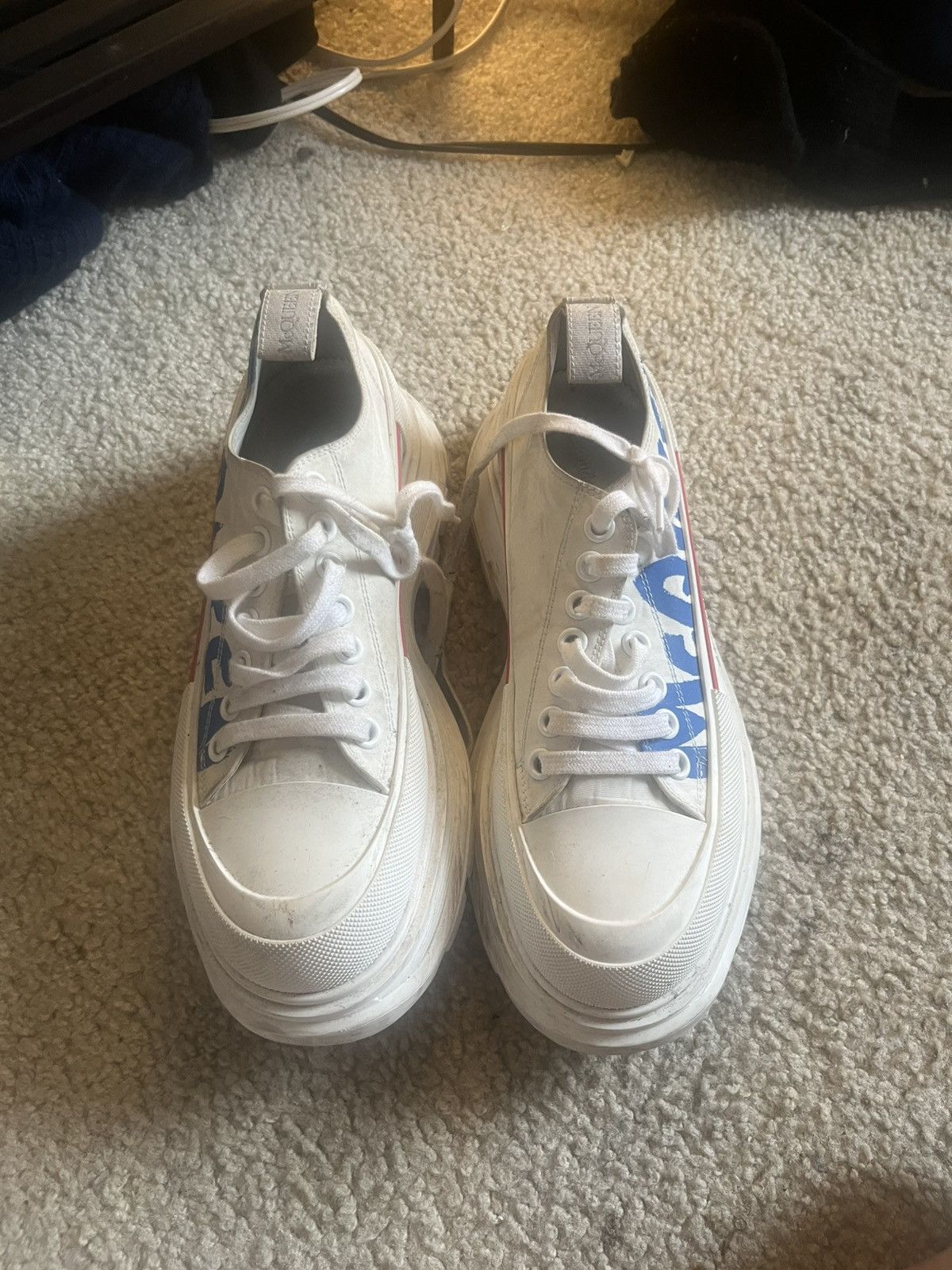 Alexander McQueen Alexander McQueen Tread Slick Sneakers Size US 8 / EU 41 - 1 Thumbnail