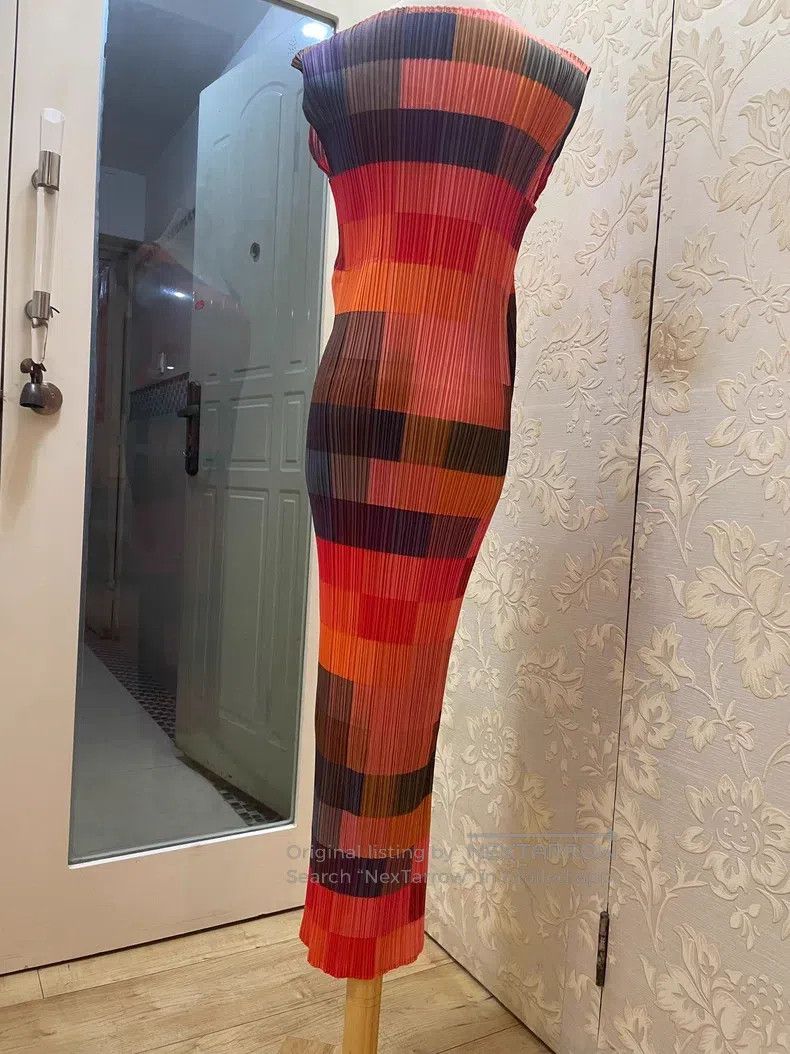 Issey Miyake Issey Miyake Mosaic Dress Size L / US 10 / IT 46 - 3 Thumbnail