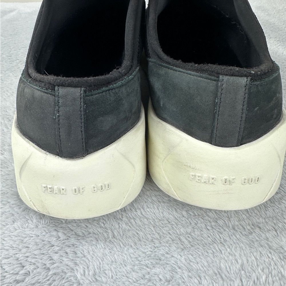 Fear of God Fear Of God Essentials Laceless Backless Black Sneakers Men Size US 11 / EU 44 - 8 Thumbnail