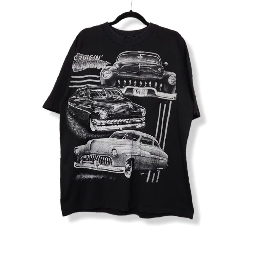 Doublet VINTAGE Black Shirts Cars Hot Streed Rod Double Sided AOP All Over Unisex Adults XL Single Stitch Shirt Size US XL / EU 56 / 4 - 2 Thumbnail