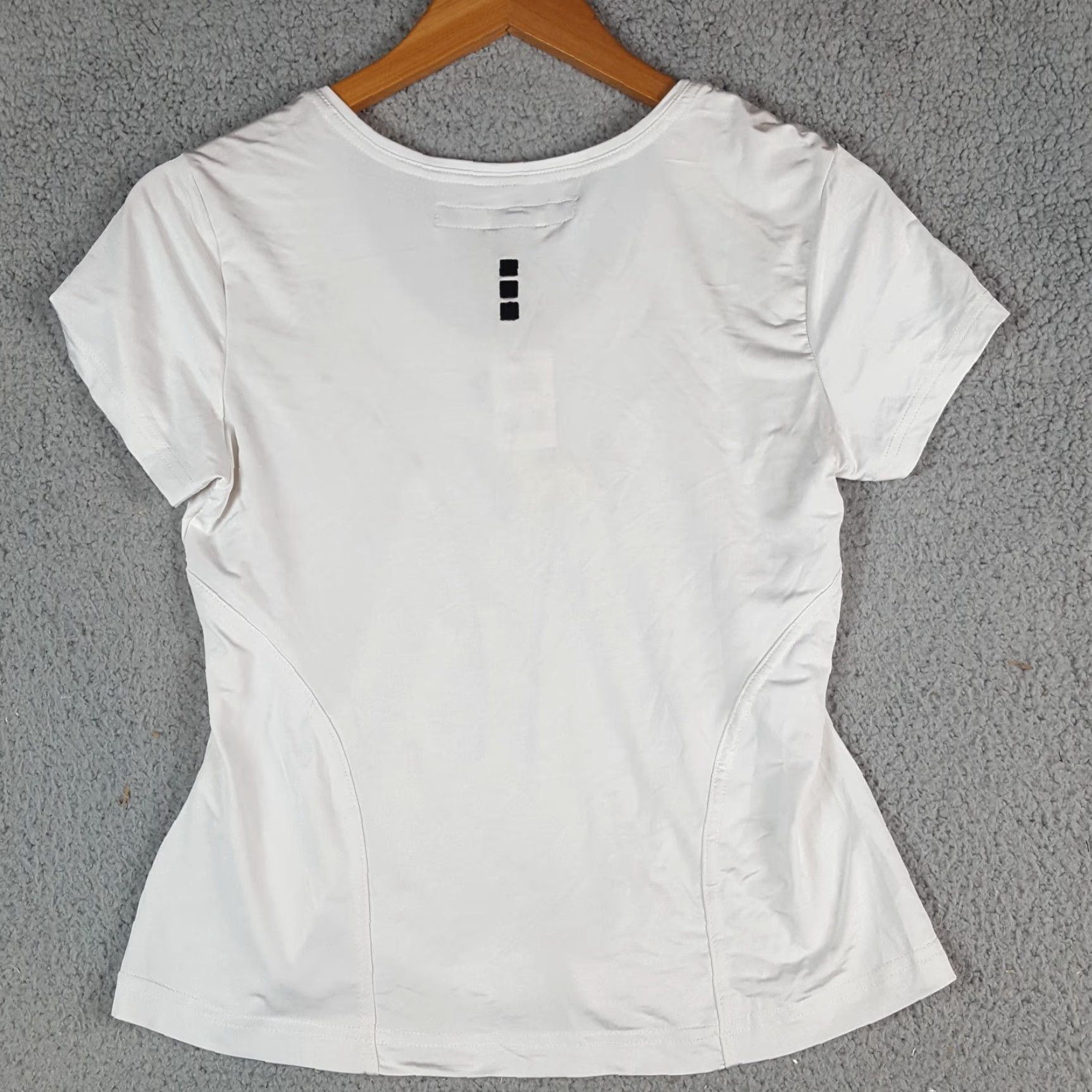 Vintage VINTAGE Jamie Sadock Tennis Top Shirt XS White Short Sleeve Crew Neck Breathing Stretch Preppy Y2K 90s 2000s Women Mens Girls Size XS / US 0-2 / IT 36-38 - 5 Thumbnail