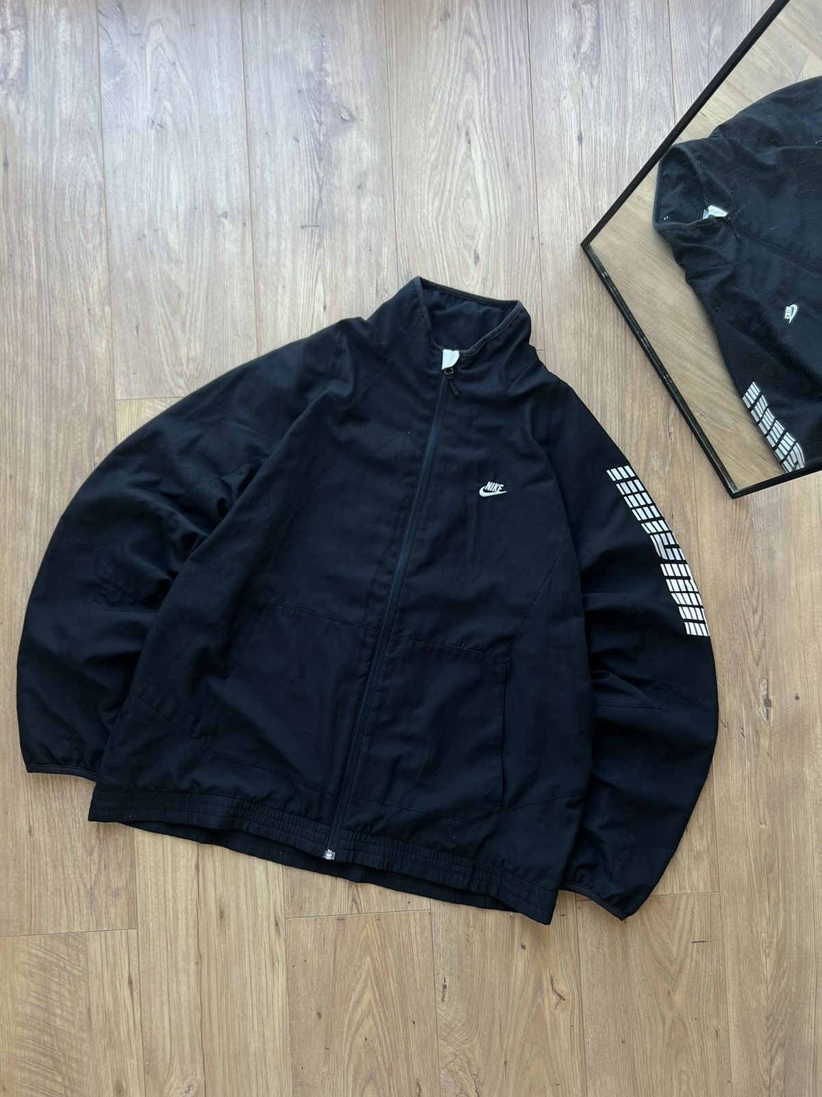 Nike 00’s NIKE AIR TRACK JACKET Y2K SWOOSH LOGO GORPCORE Size US XL / EU 56 / 4 - 1 Thumbnail
