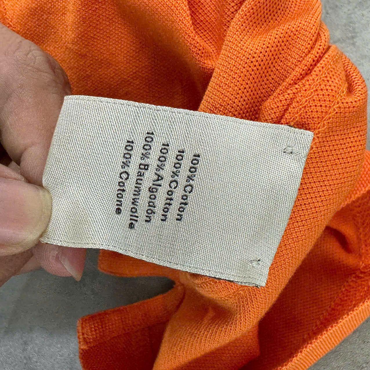 Hermes HERMES H embroidered buttoned polo shirt Orange Size US M / EU 48-50 / 2 - 3 Thumbnail