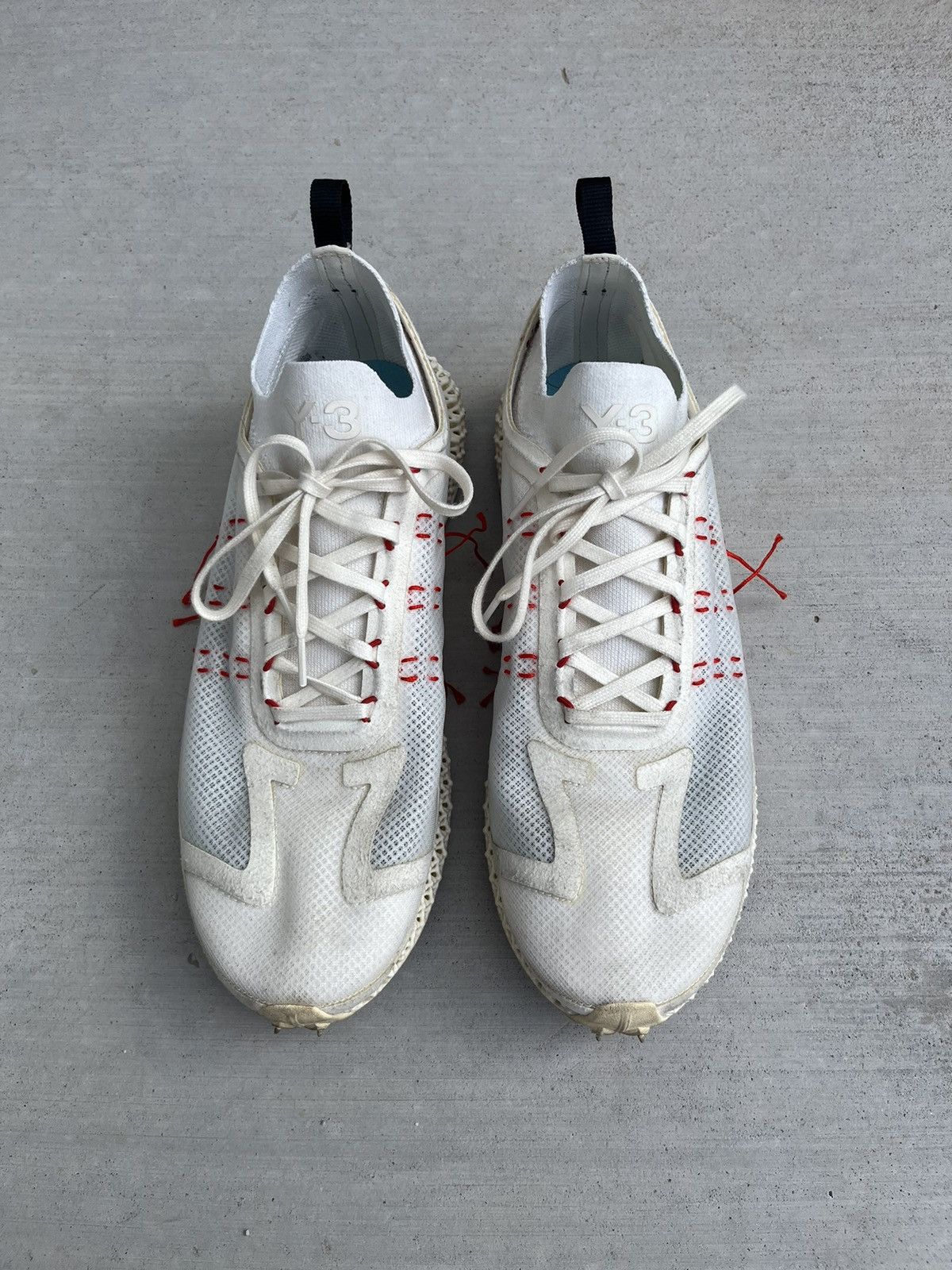 Adidas × Y-3 × Yohji Yamamoto Adidas Y-3 Yohji Yamamoto 4D Runner Halo Beige Japan y2k Size US 11.5 / EU 44-45 - 3 Thumbnail