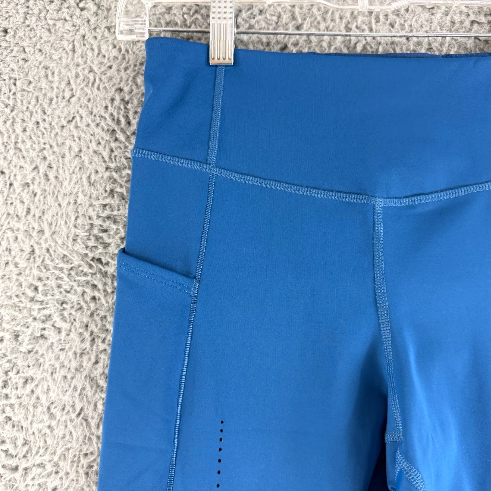 Brooks Brooks Method 3/4 Crop Leggings Womens Medium Blue Pull On Running Sports Gym Size 32" / US 10 / IT 46 - 2 Thumbnail