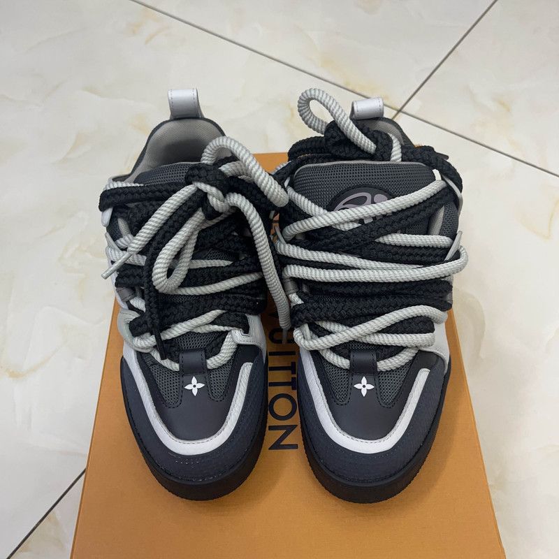 Louis Vuitton Louis Vuitton Skate Leather Low-Top Sneakers -2508 Size US 6.5 / EU 39-40 - 2 Thumbnail